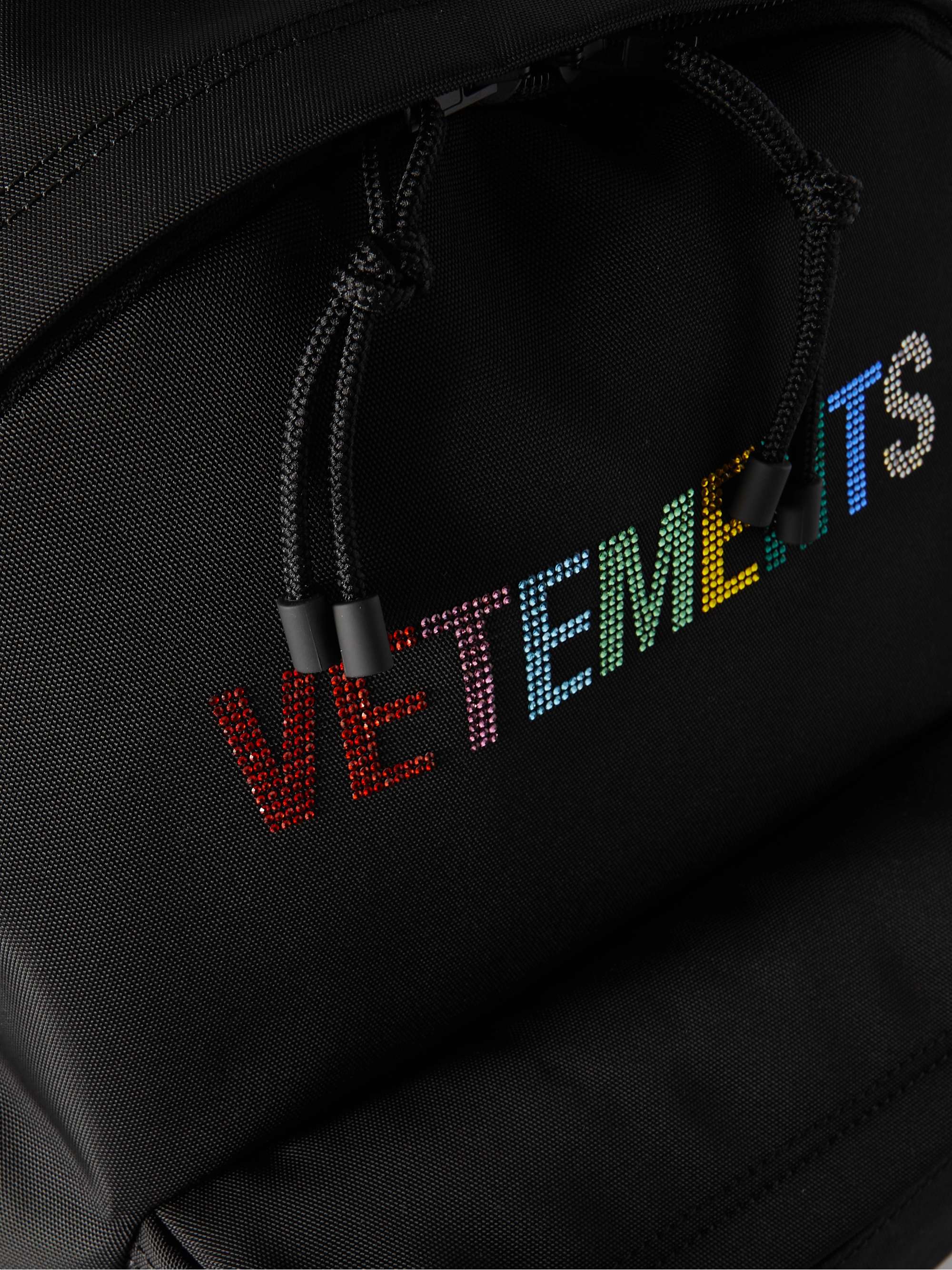VETEMENTS Logo-Embellished Canvas Backpack