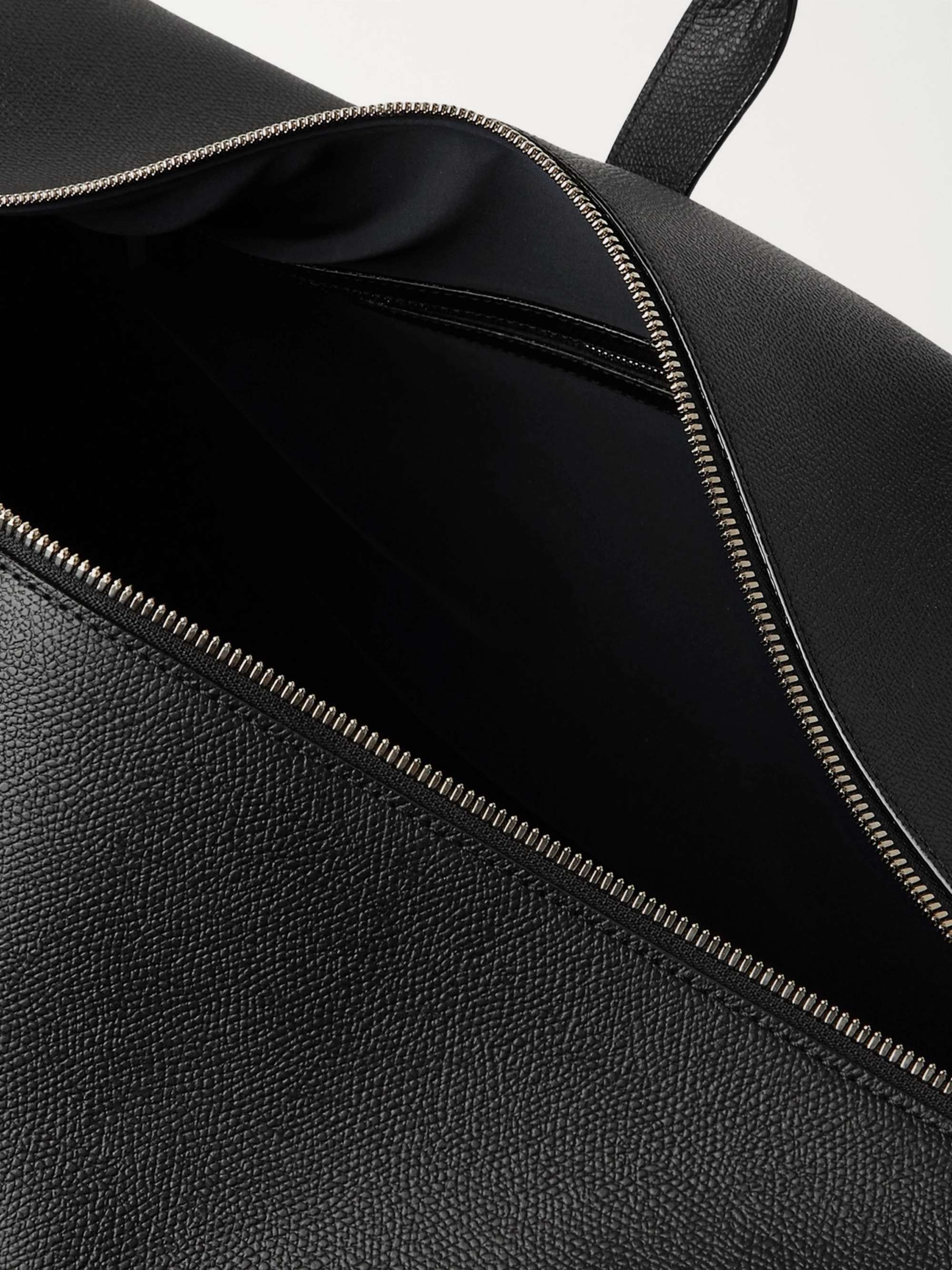 VALEXTRA Textured-Leather Holdall