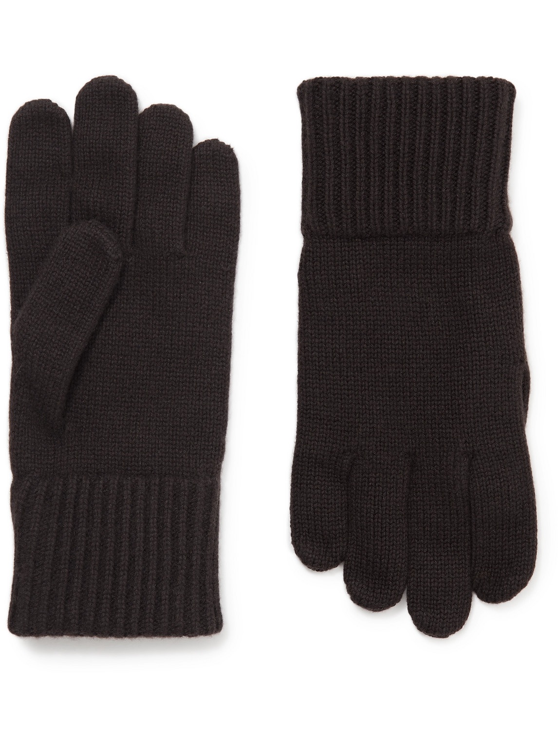 Loro Piana Baby Cashmere Gloves In Brown