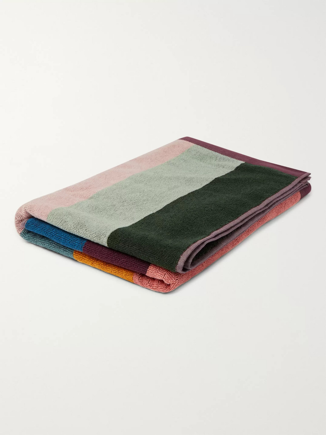 PAUL SMITH STRIPED COTTON-TERRY TOWEL