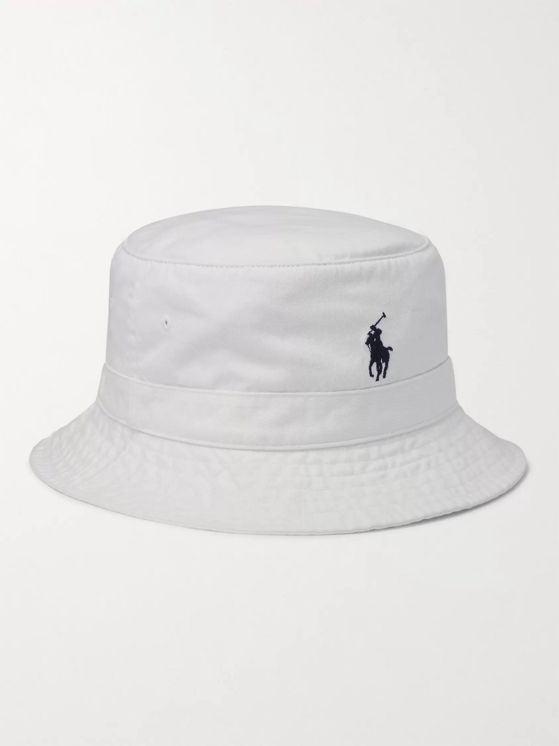 Polo Ralph Lauren Loft Logo-embroidered Cotton-twill Bucket Hat In ...