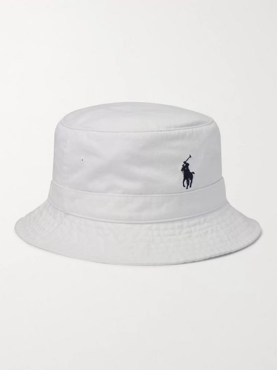 ralph lauren bucket hat white