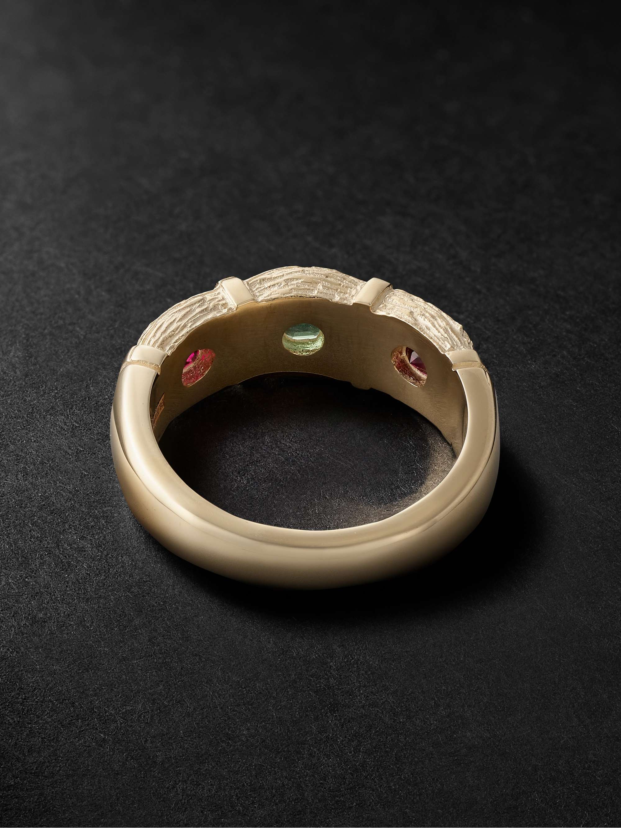 BLEUE BURNHAM 9-Karat Gold Sapphire Ring