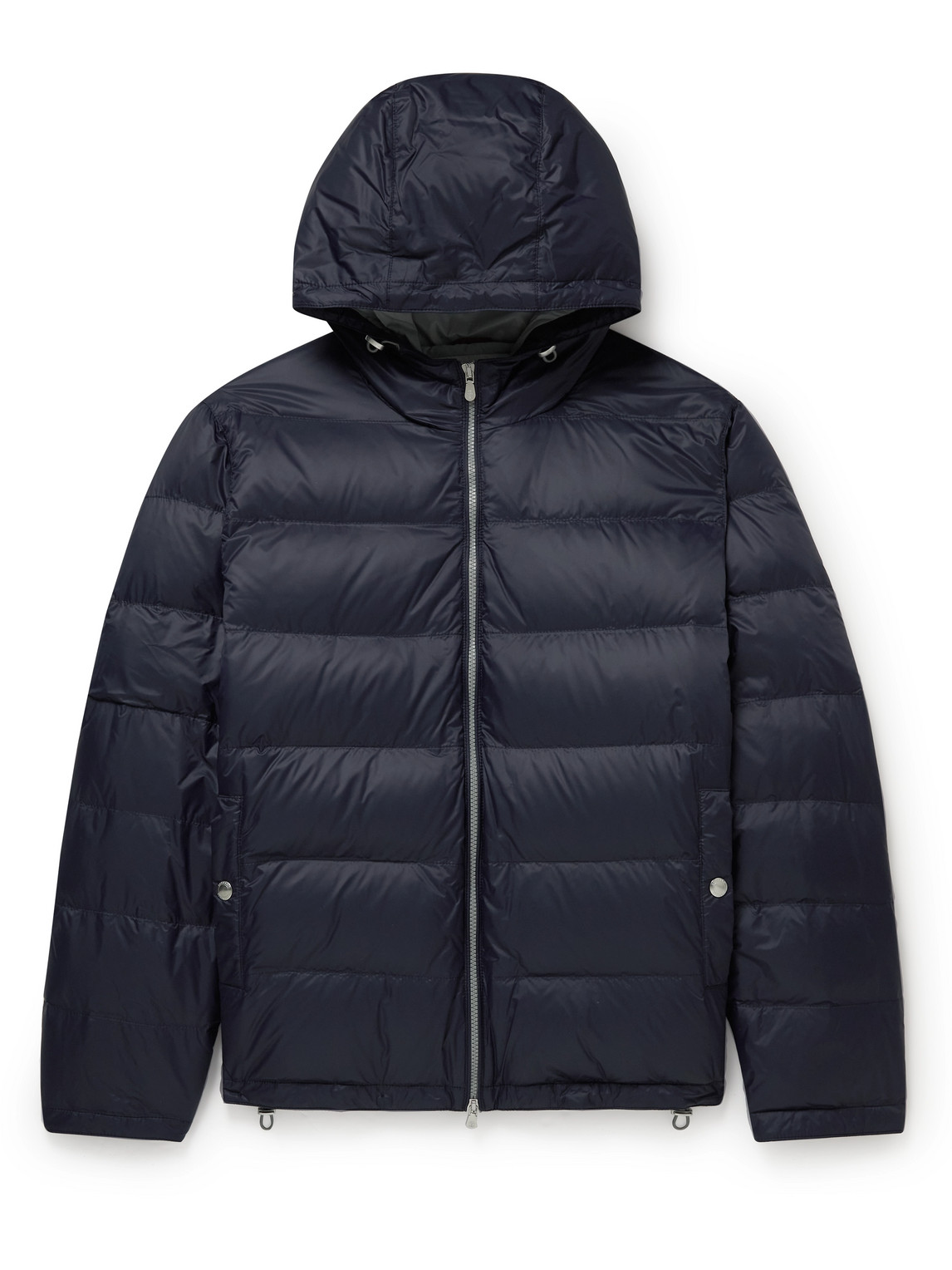 Oversized Quilted Shell Down Hooded Jacket