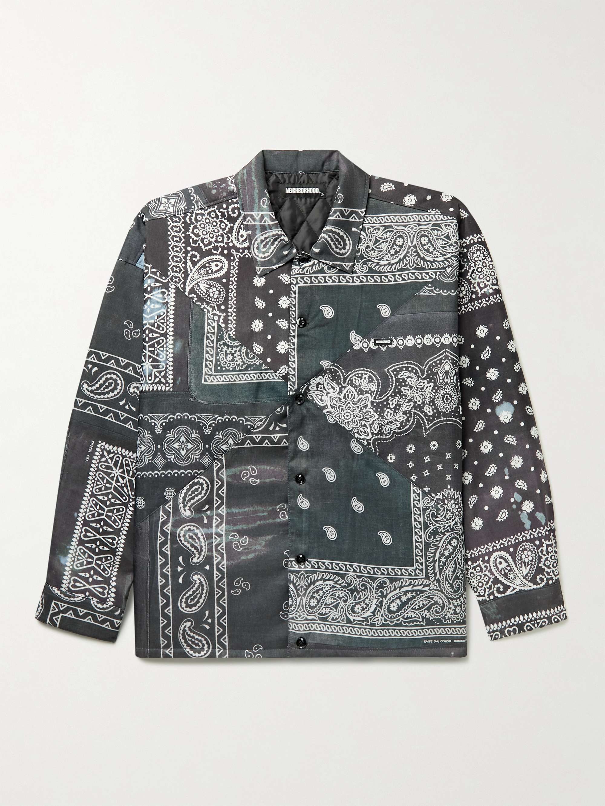 NEIGHBORHOOD Bandana-Print Padded Woven Jacket