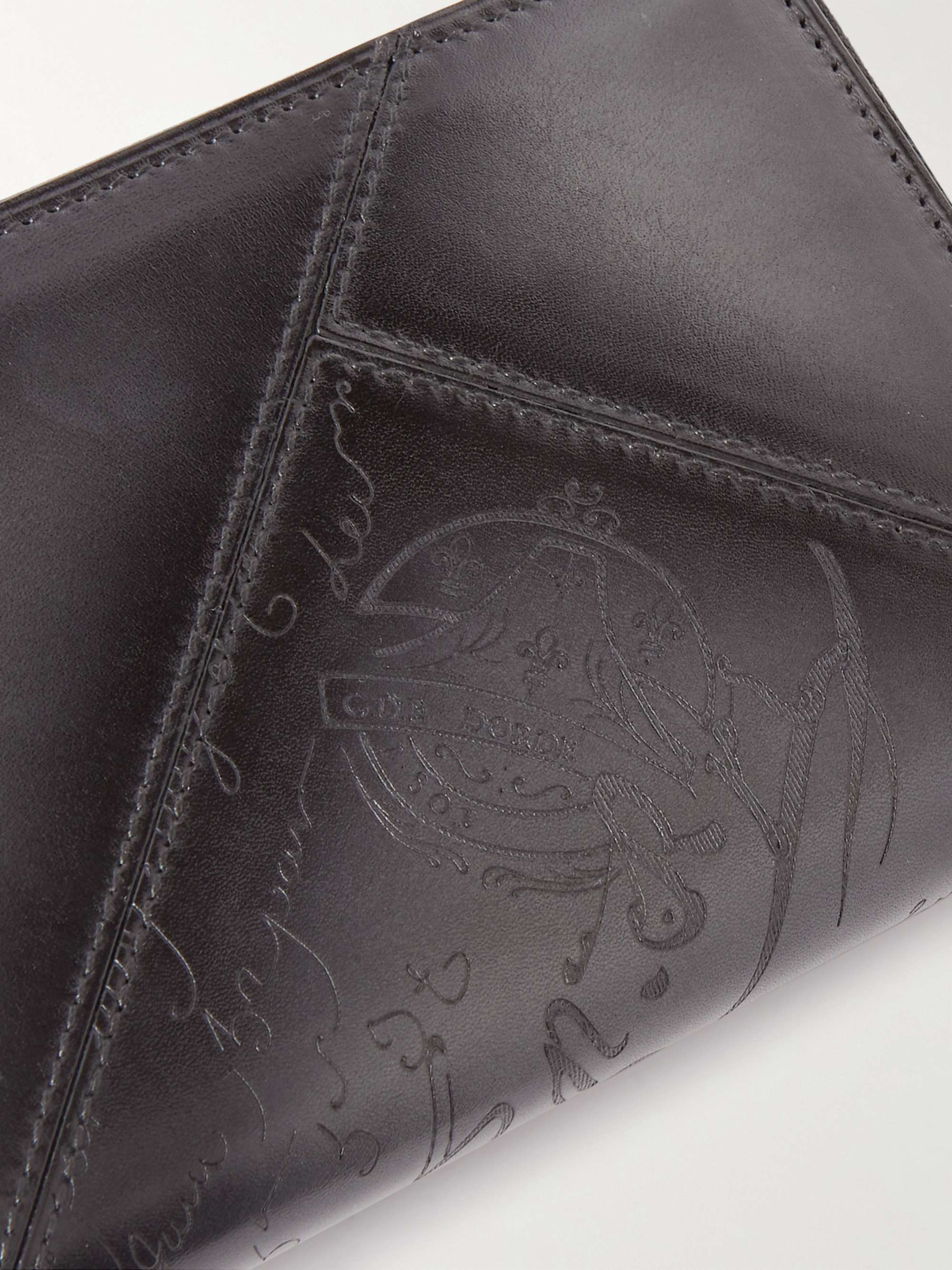 BERLUTI Scritto Leather Zip-Around Wallet