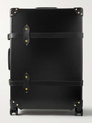 GLOBE-TROTTER Centenary Check-In Leather-Trimmed Trolley Case