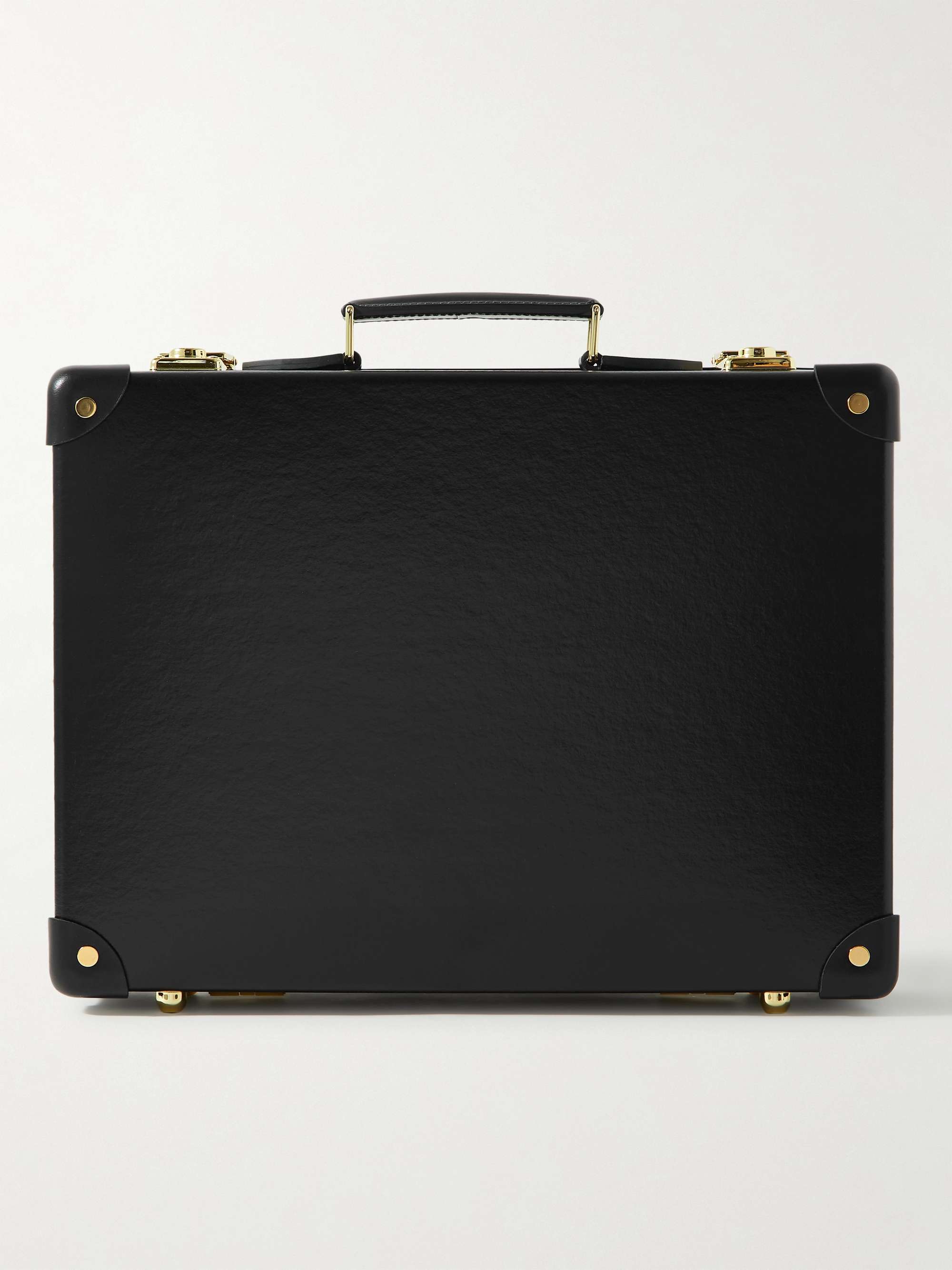 GLOBE-TROTTER Centenary Leather-Trimmed Briefcase