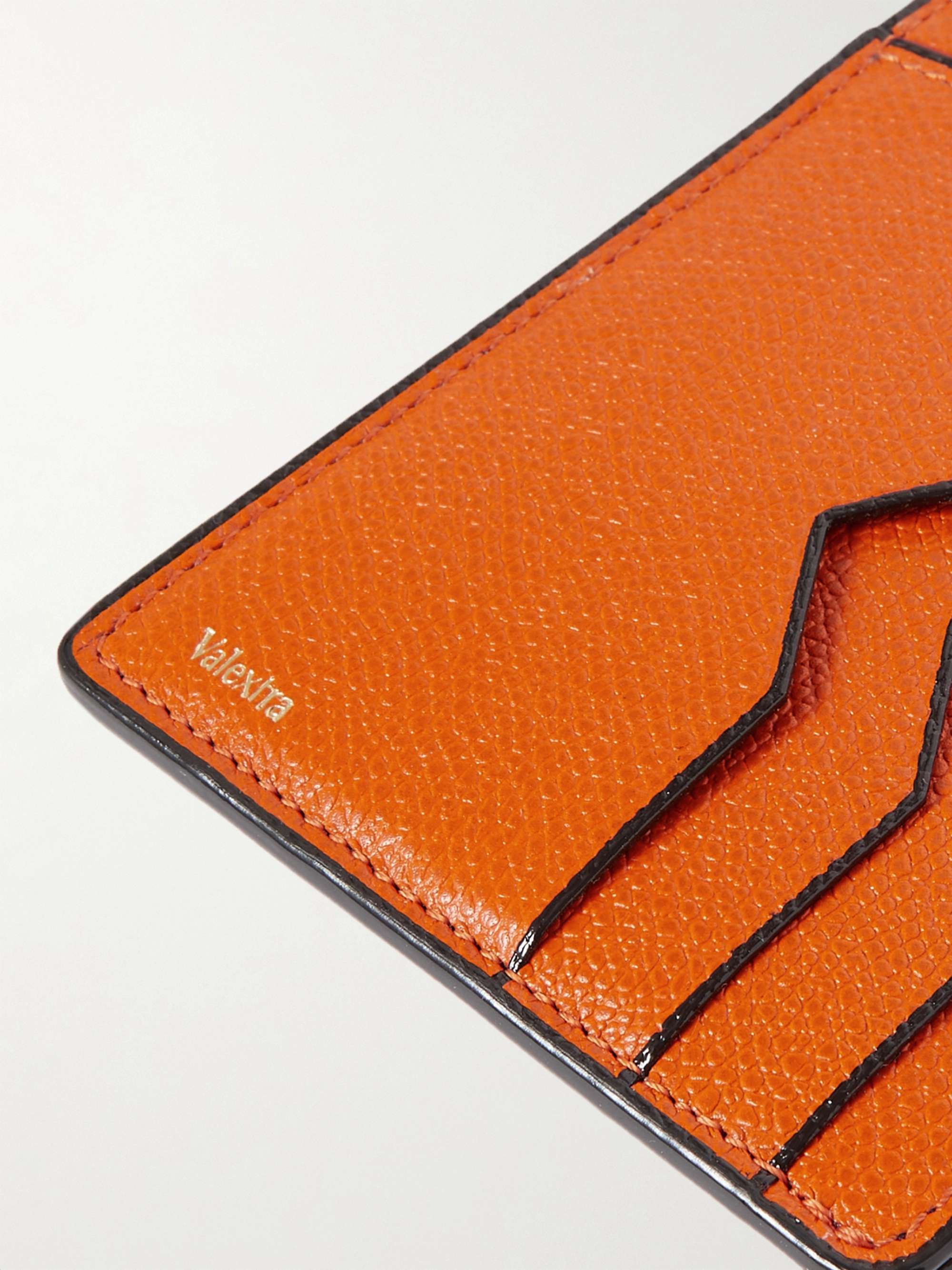 VALEXTRA Pebble-Grain Leather Cardholder