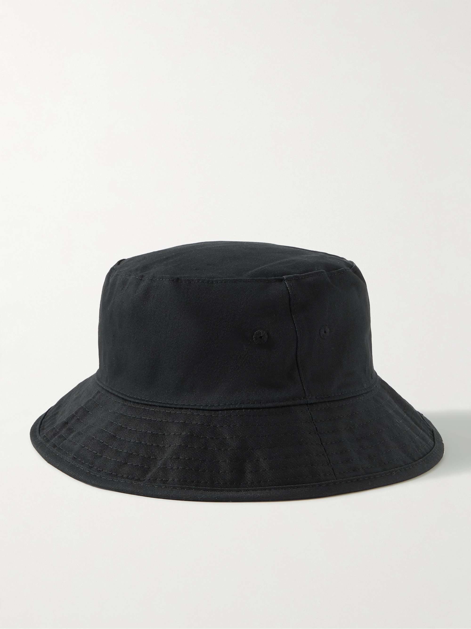 ACNE STUDIOS Logo-Embroidered Cotton-Twill Bucket Hat