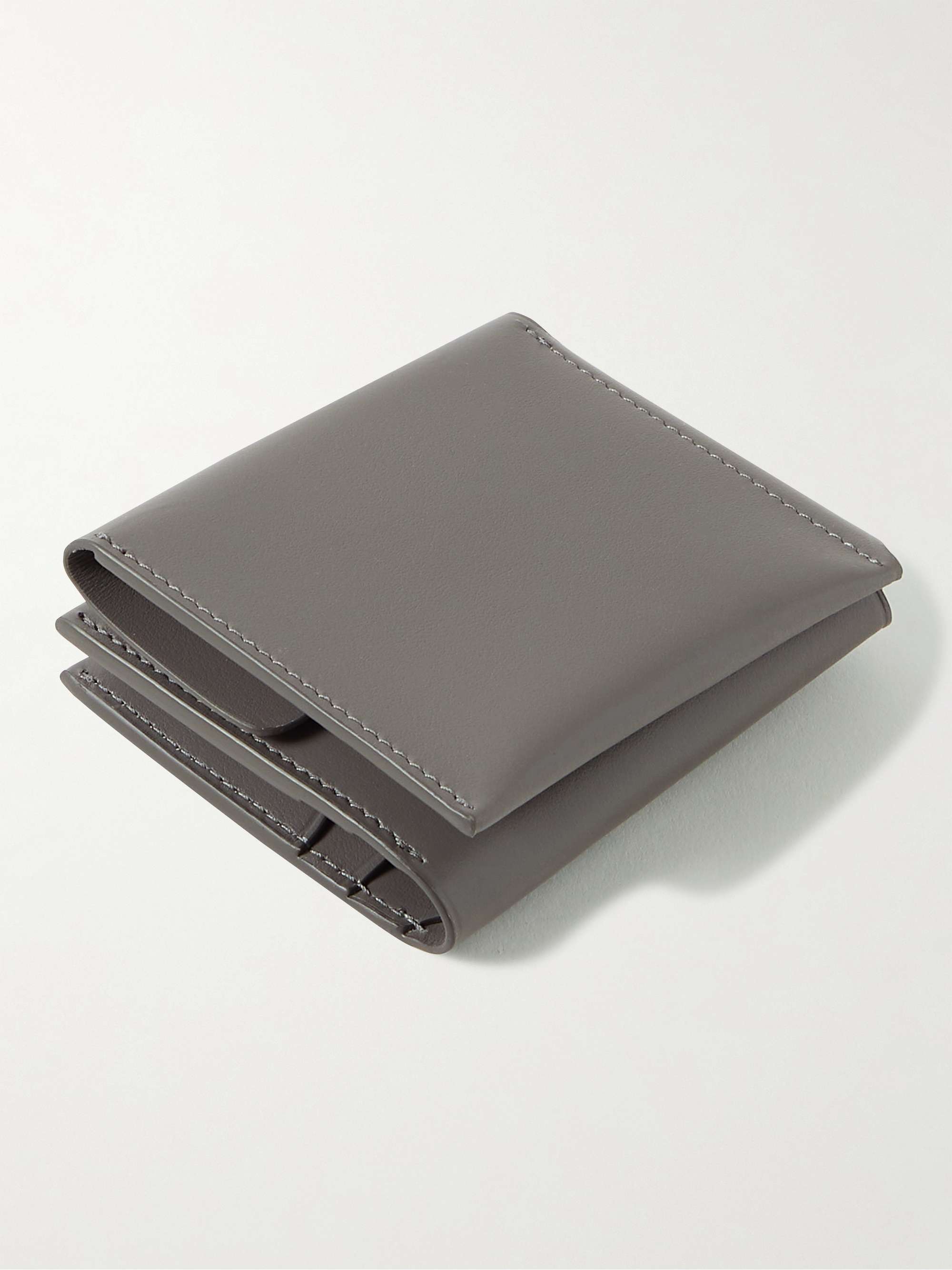 ACNE STUDIOS Logo-Print Leather Trifold Wallet