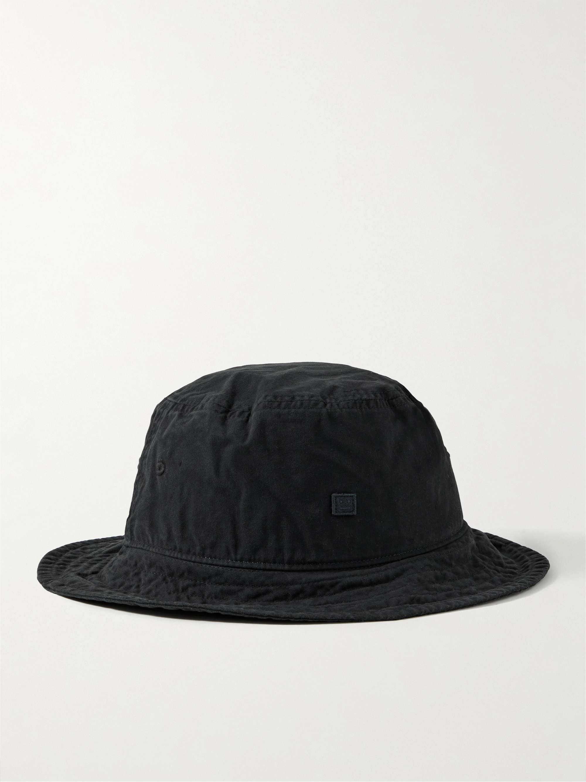 ACNE STUDIOS Embellished Cotton-Twill Bucket Hat