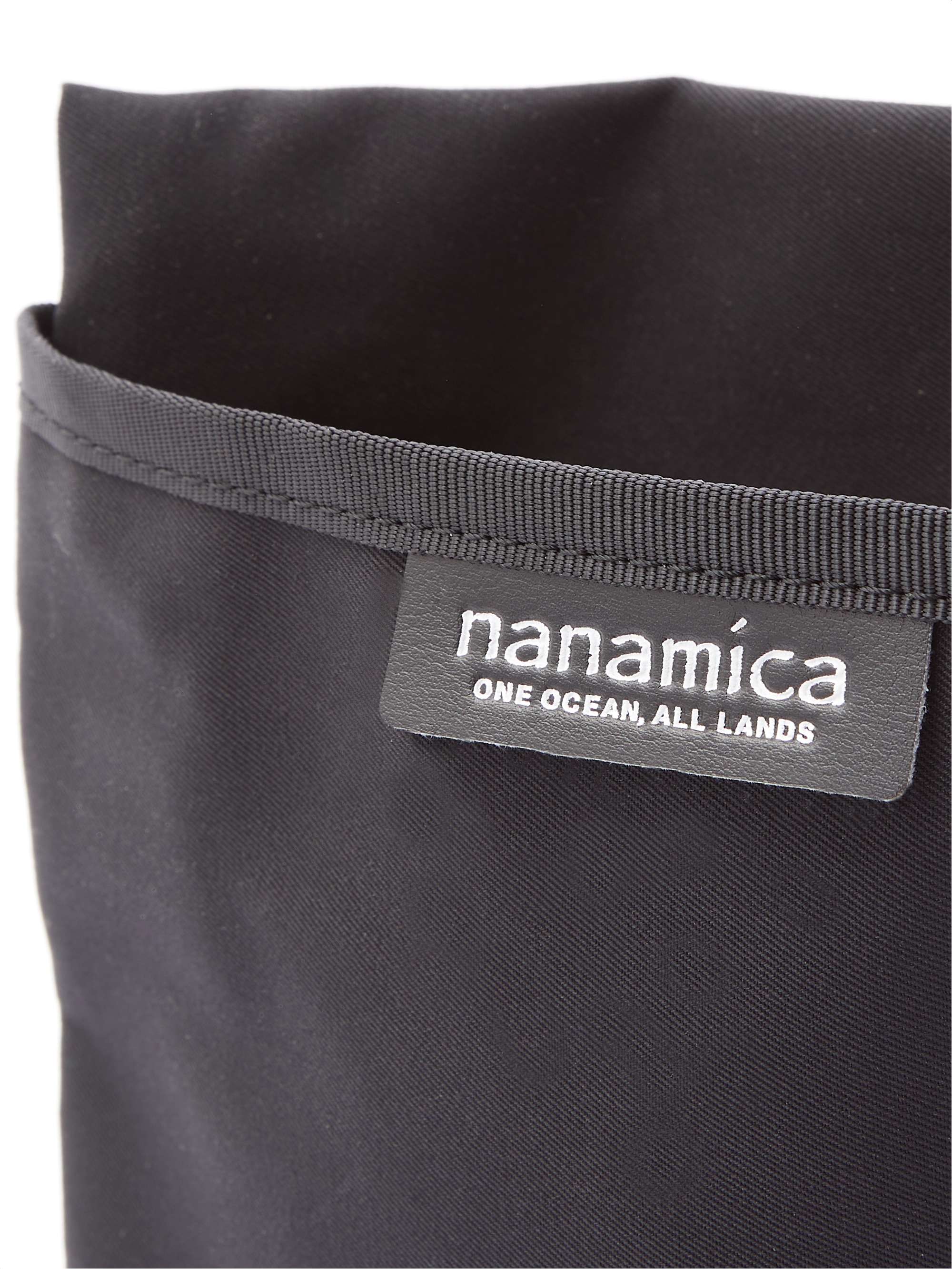 NANAMICA Logo-Appliquéd Cotton-Twill Pouch