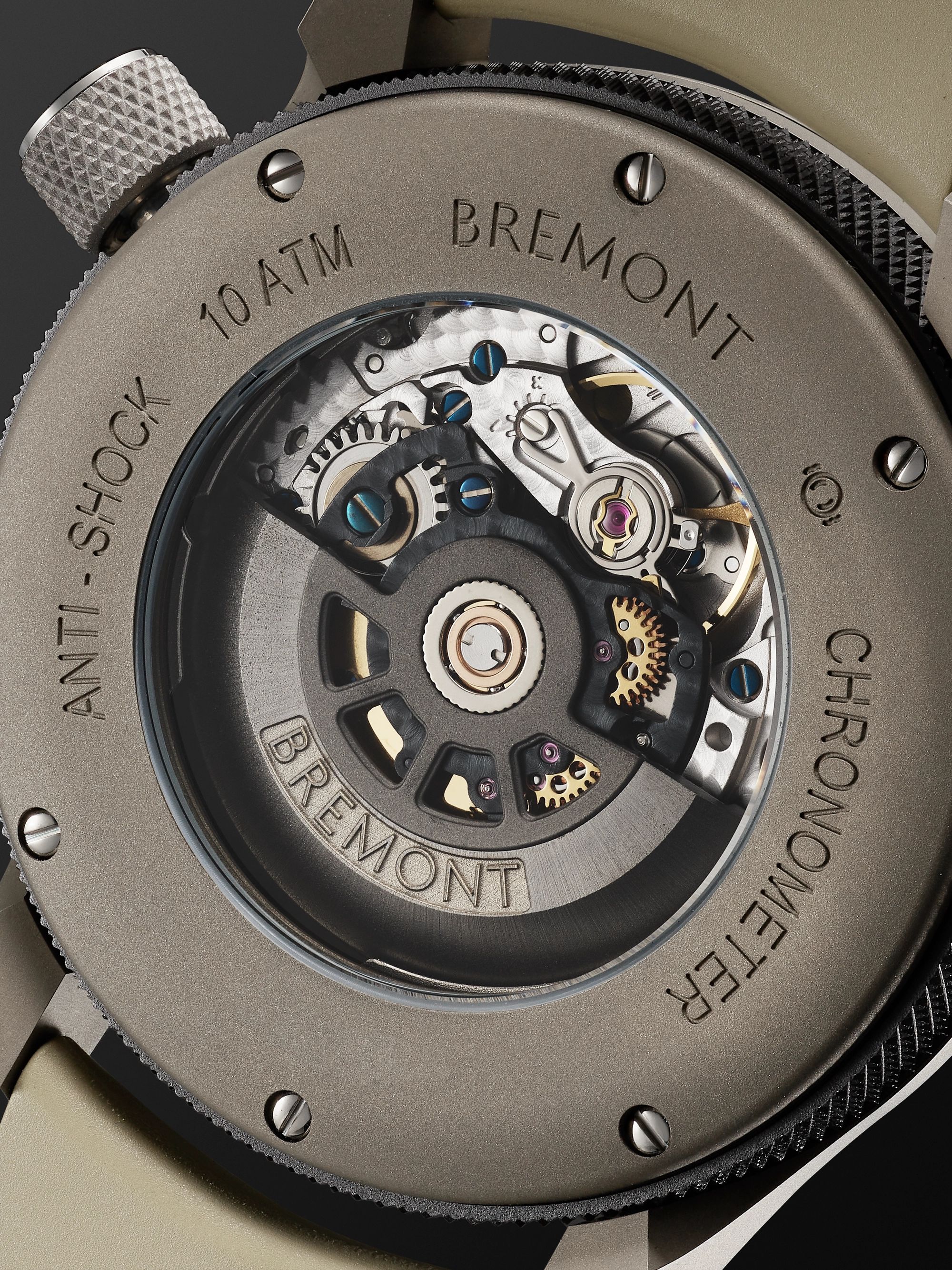 BREMONT MB Savanna Automatic Chronometer 43mm Titanium and Rubber Watch