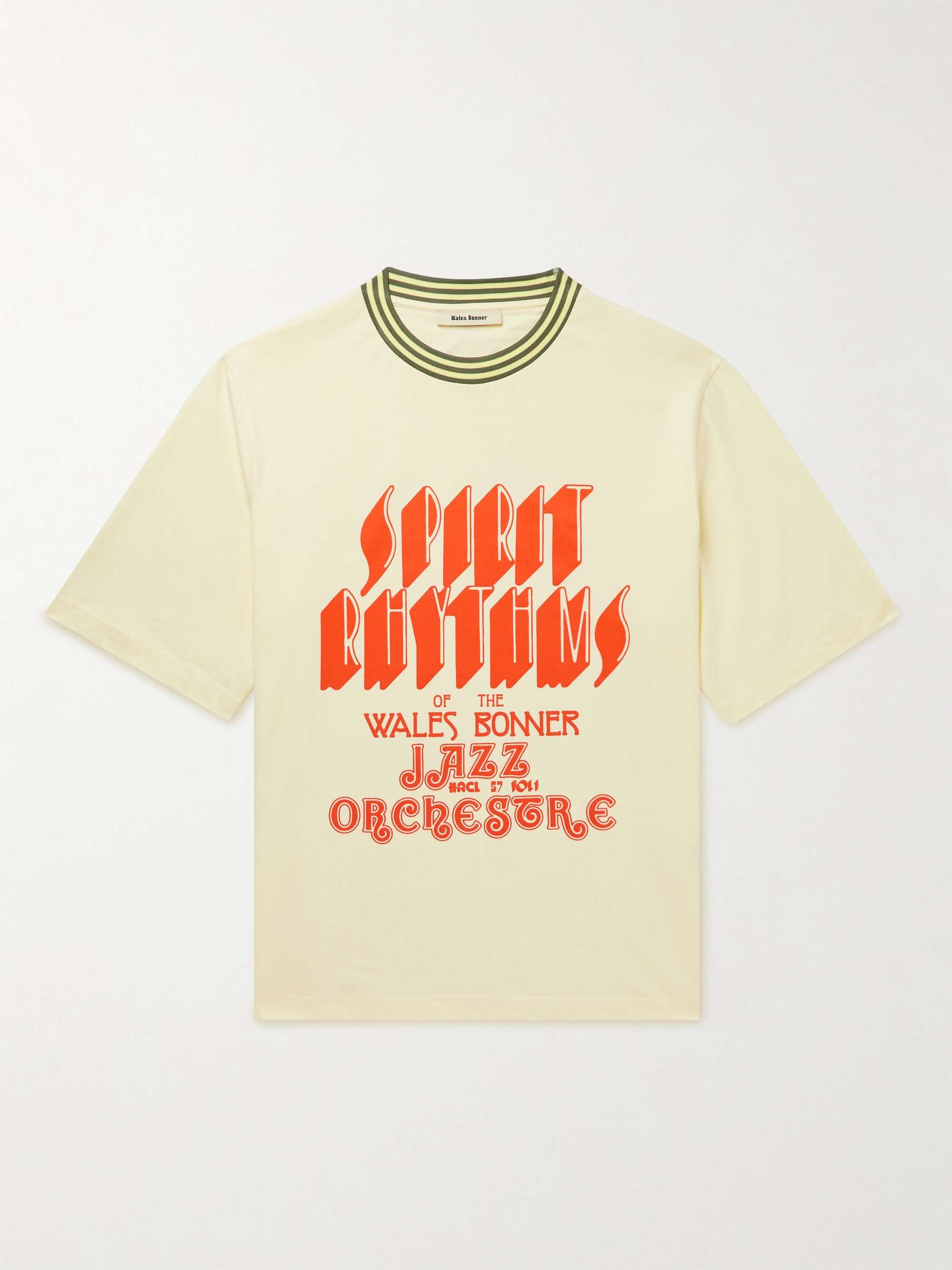 Rhythmo Logo-Print Organic Cotton-Jersey T-Shirt