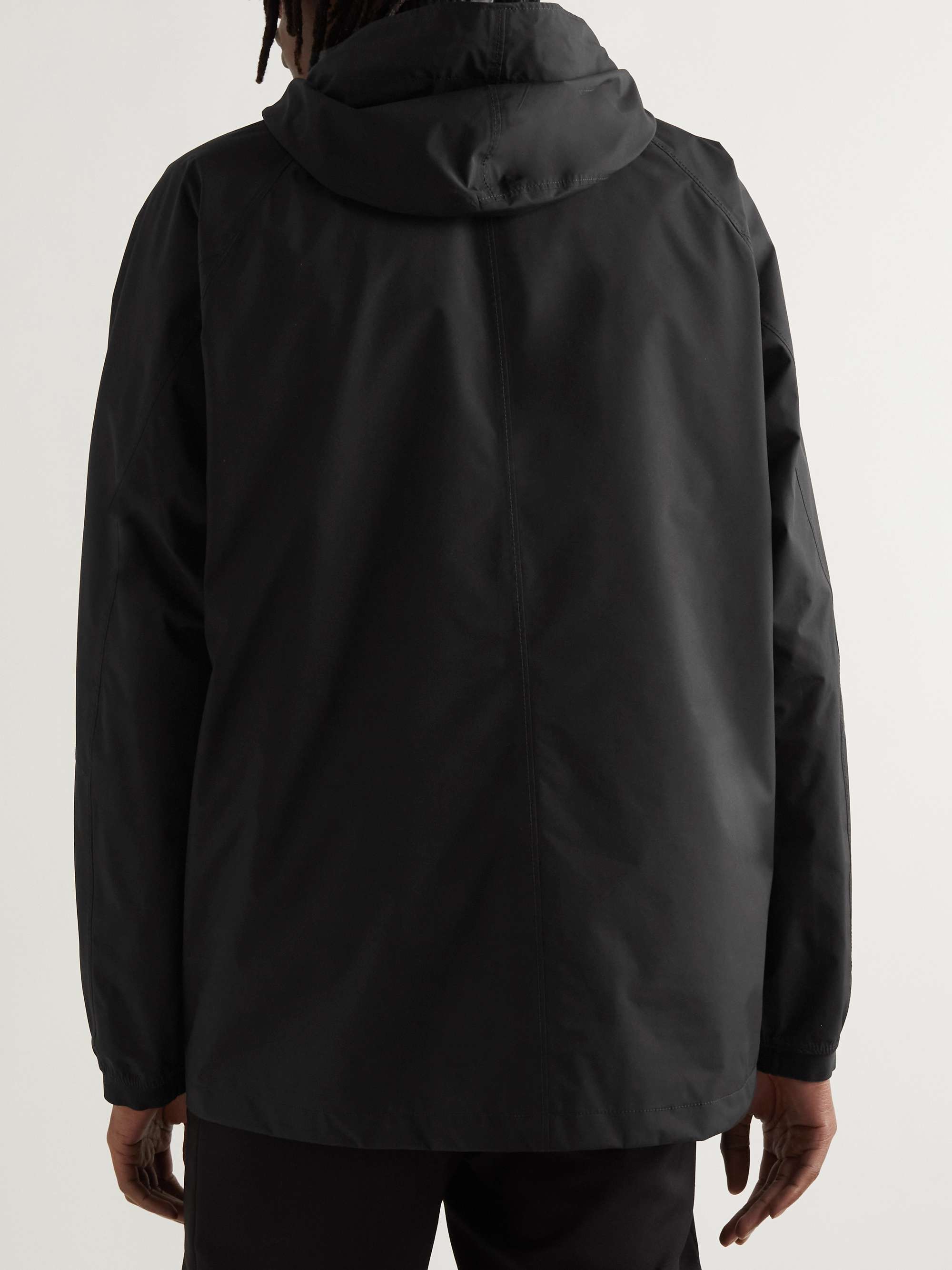 STONE ISLAND Convertible Logo-Appliquéd Shell Hooded Jacket