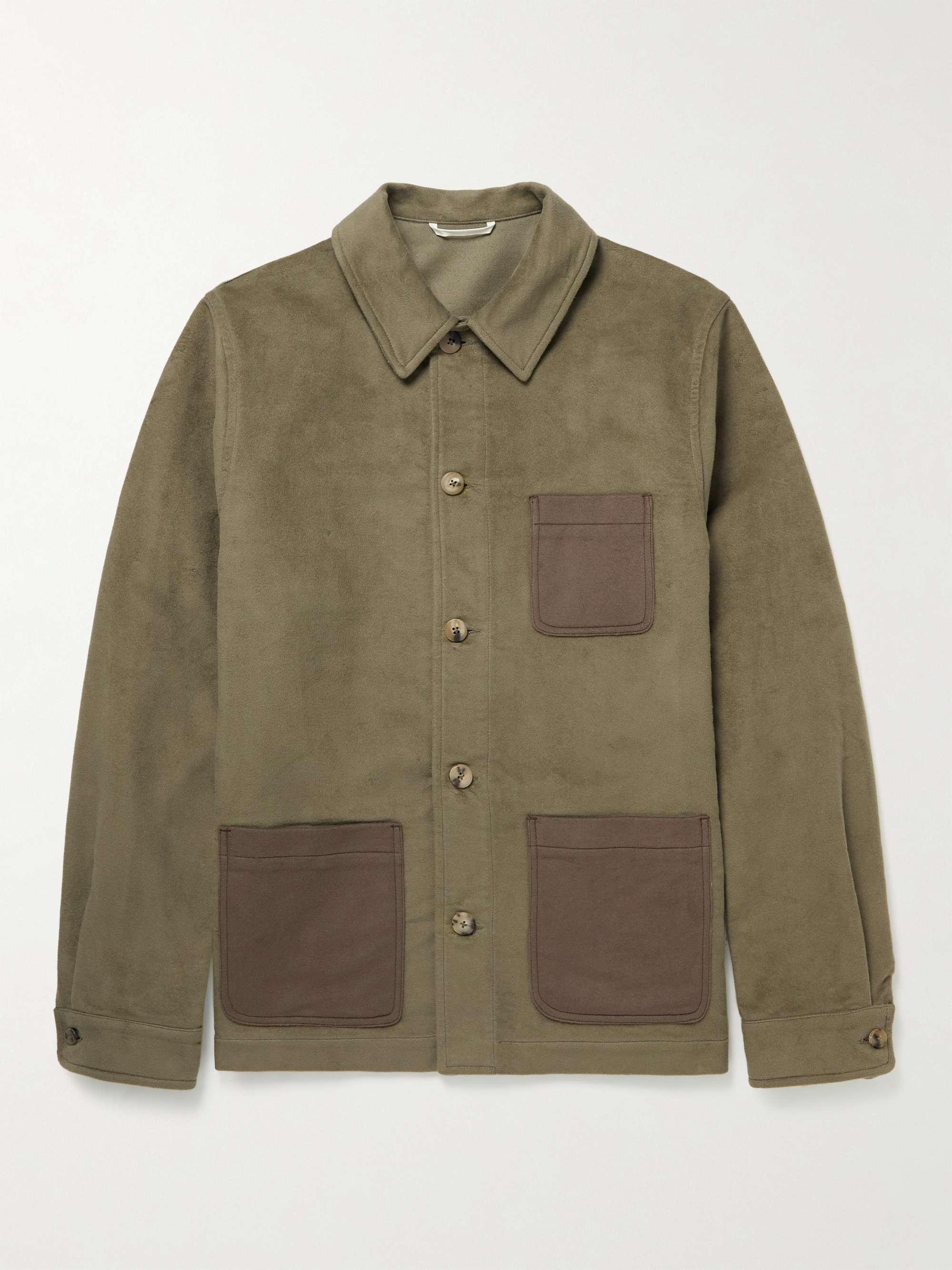 DE BONNE FACTURE Cotton-Moleskin Chore Jacket