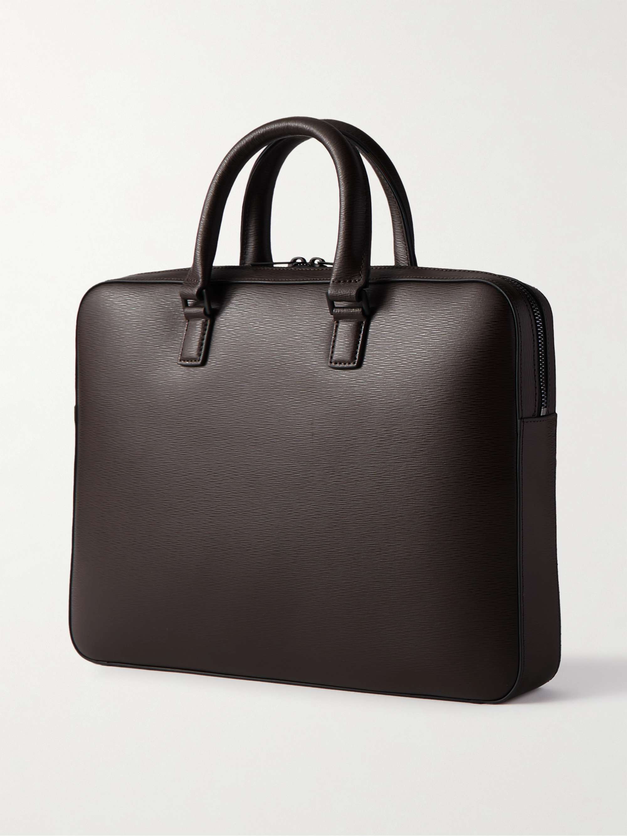 PAUL SMITH Embossed Leather Briefcase