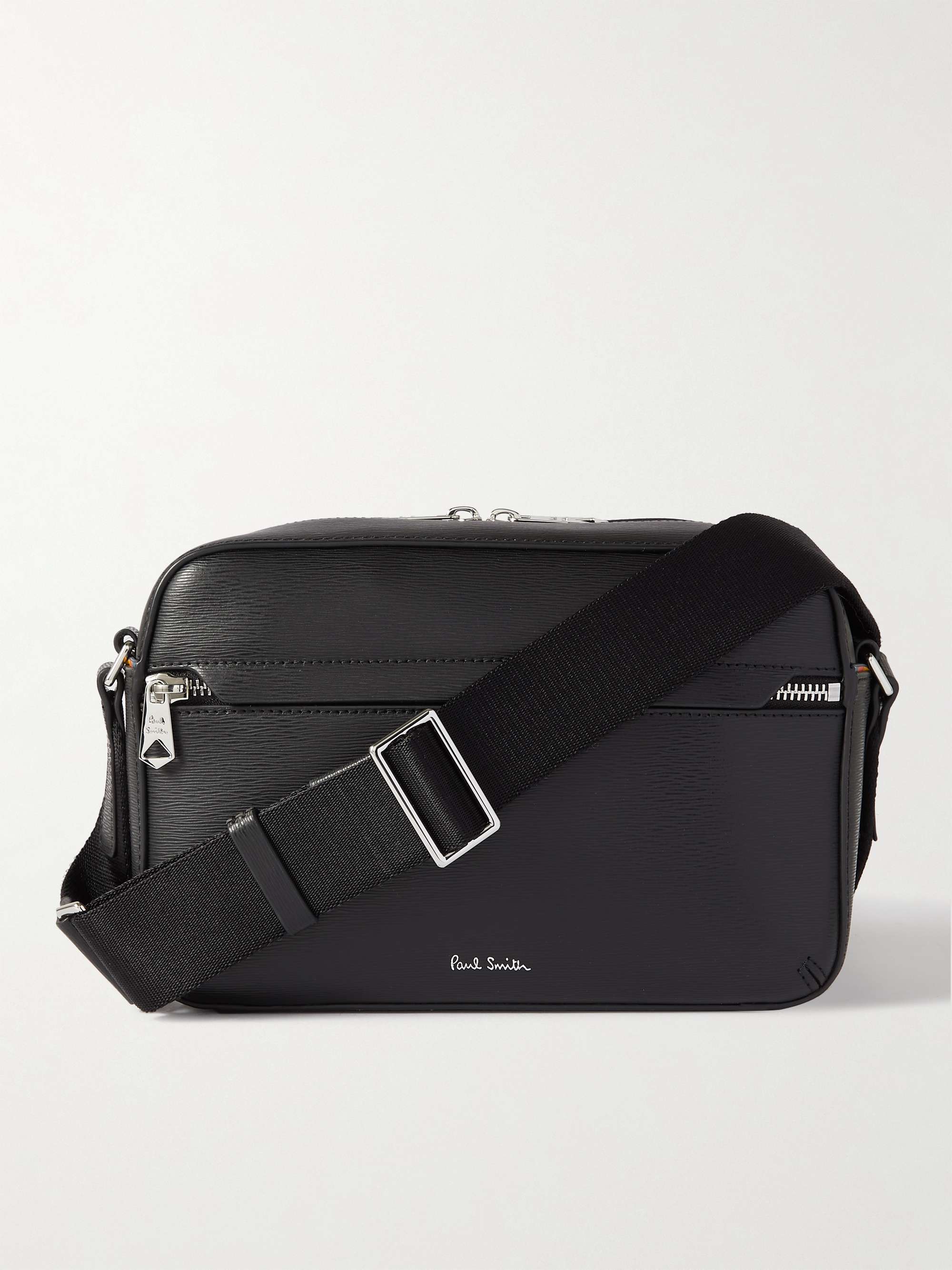 PAUL SMITH Textured-Leather Messenger Bag