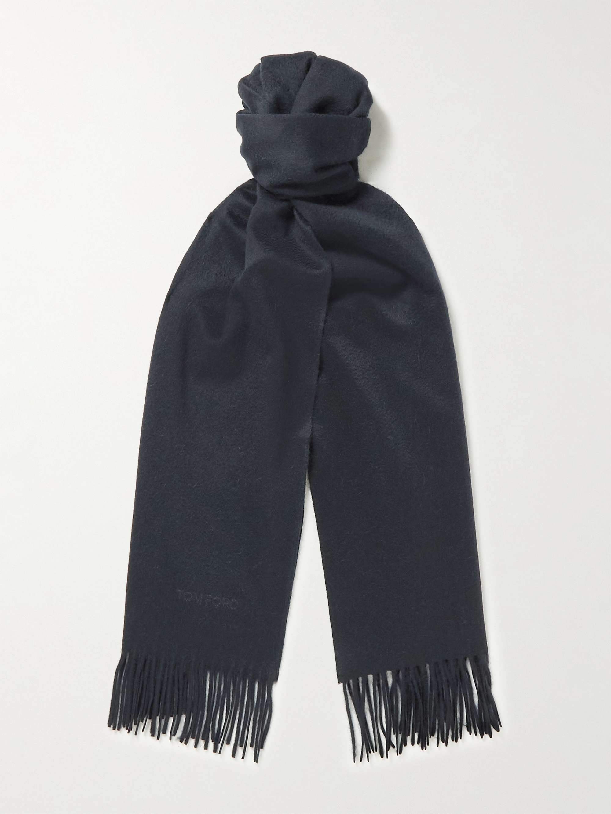 TOM FORD Fringed Cashmere Scarf