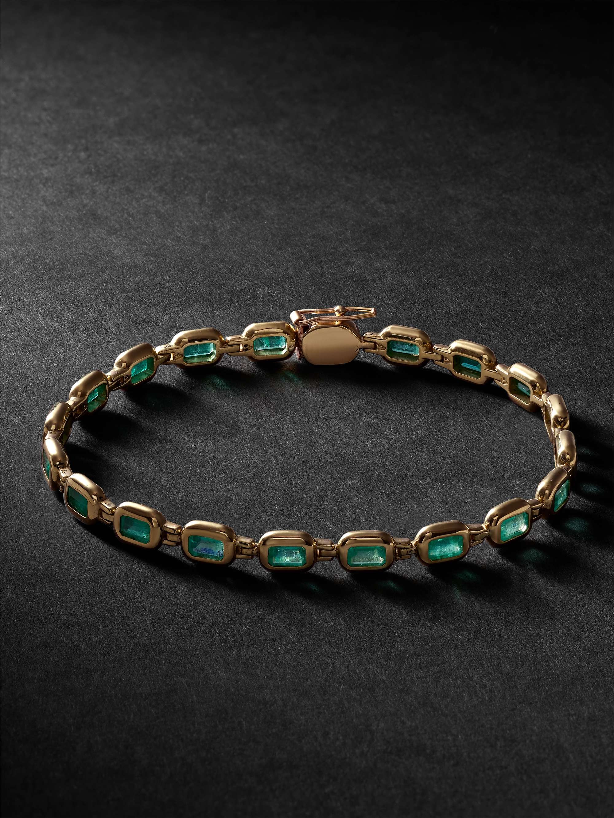 emerald bracelet Emerald Bubble Gold Emerald Bracelet | VADA | MR PORTER