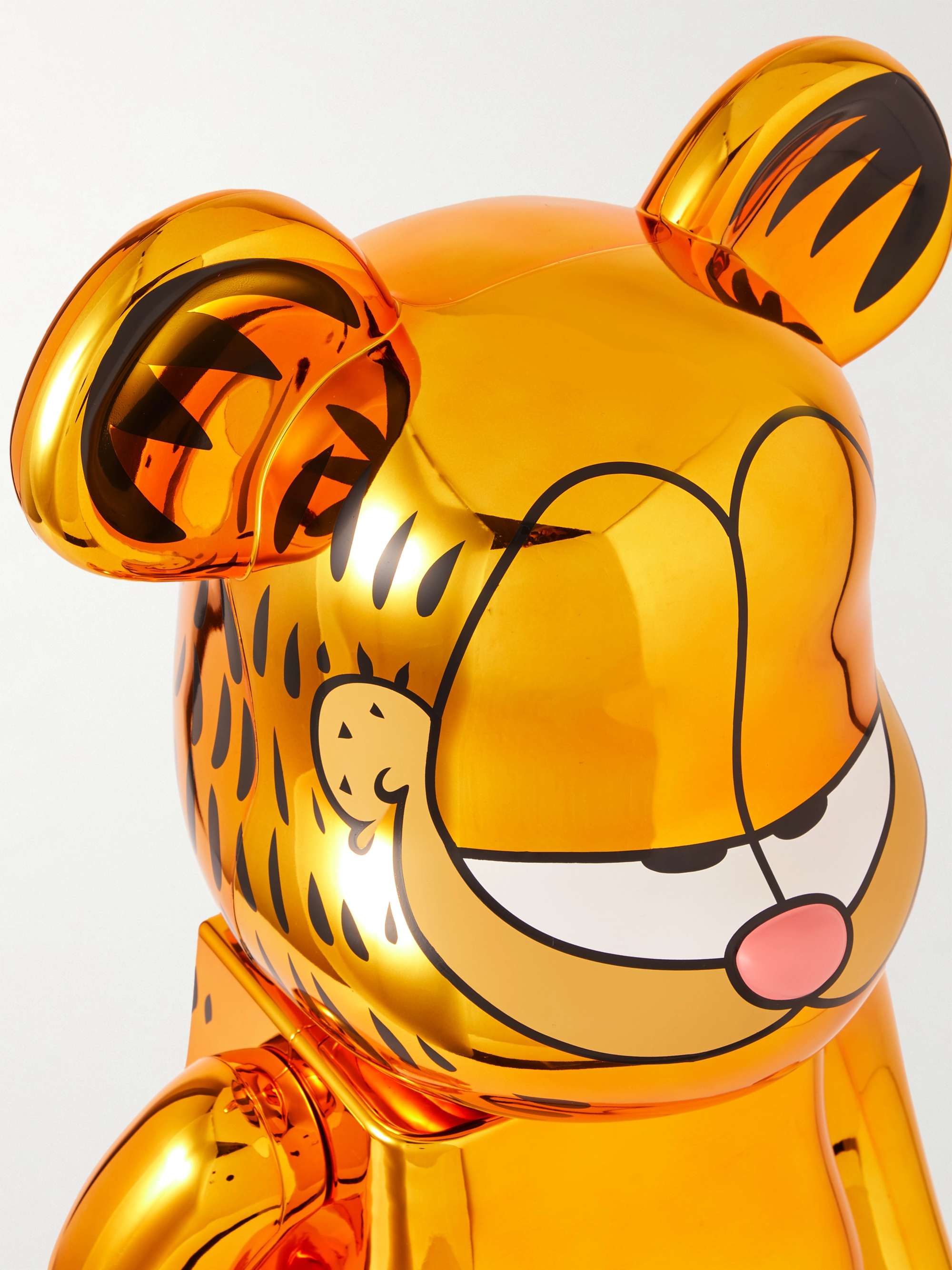 Gold + Garfield 1000% Printed Metallic PVC Figurine | BE@RBRICK | MR PORTER
