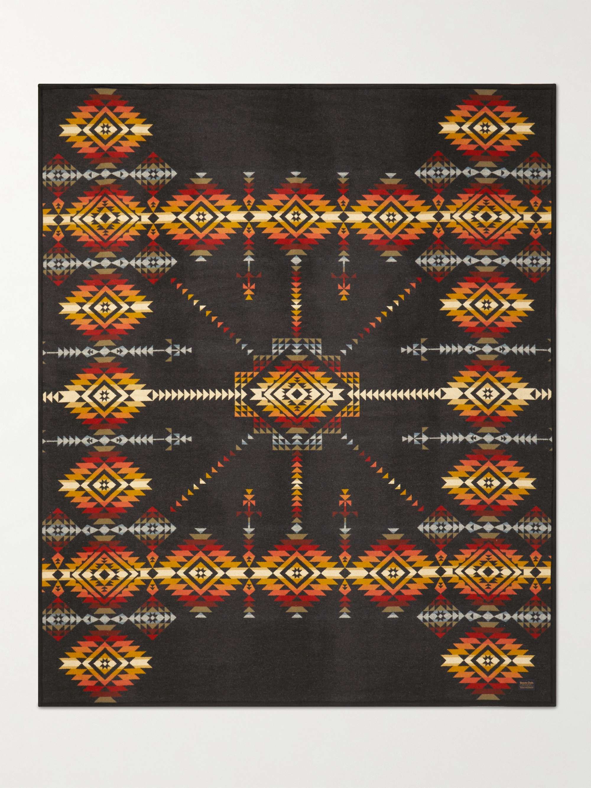 PENDLETON Heritage Collection Wool and Cotton-Blend Jacquard Robe Blanket