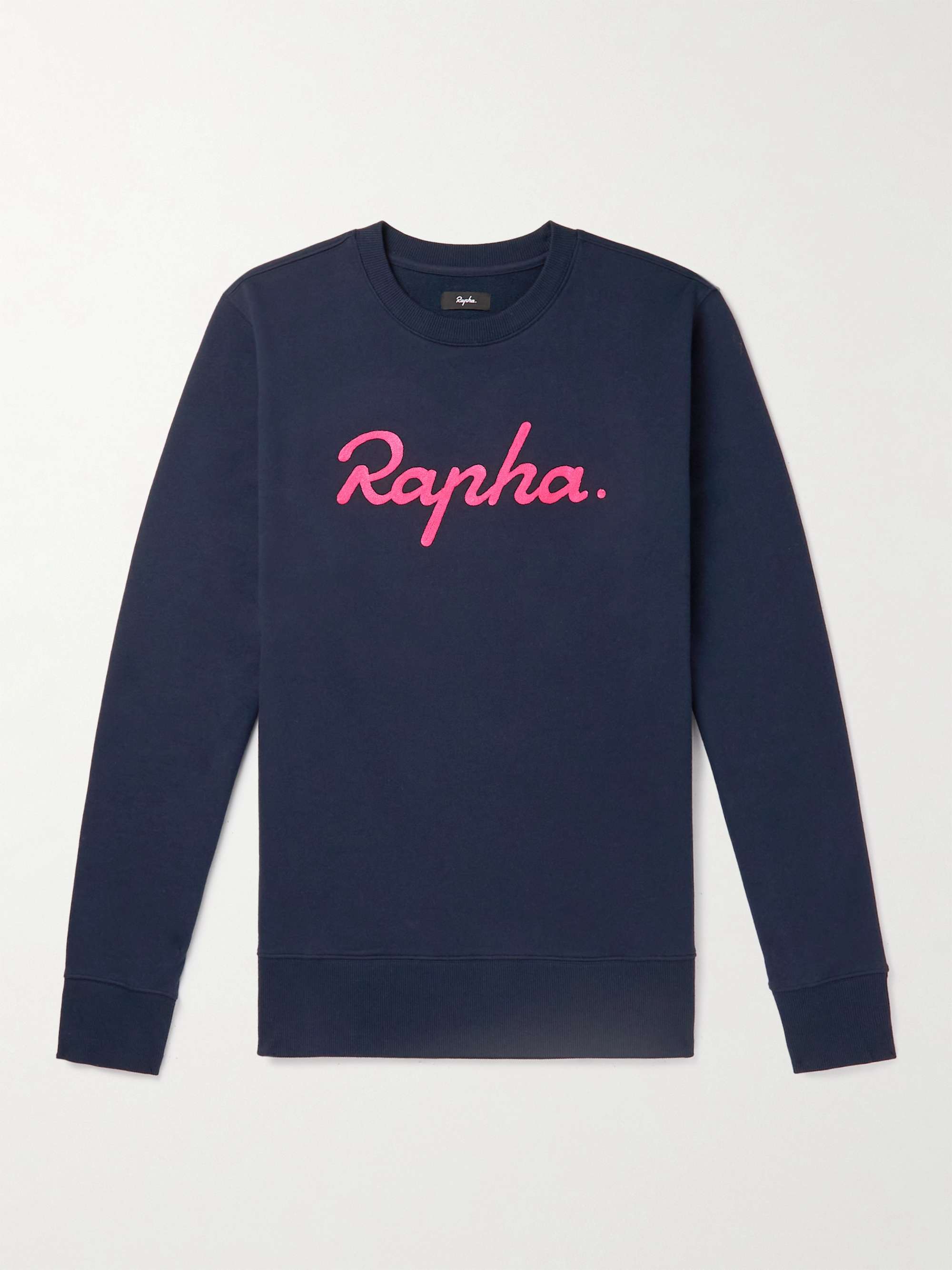 RAPHA Logo-Embroidered Organic Cotton-Jersey Sweatshirt