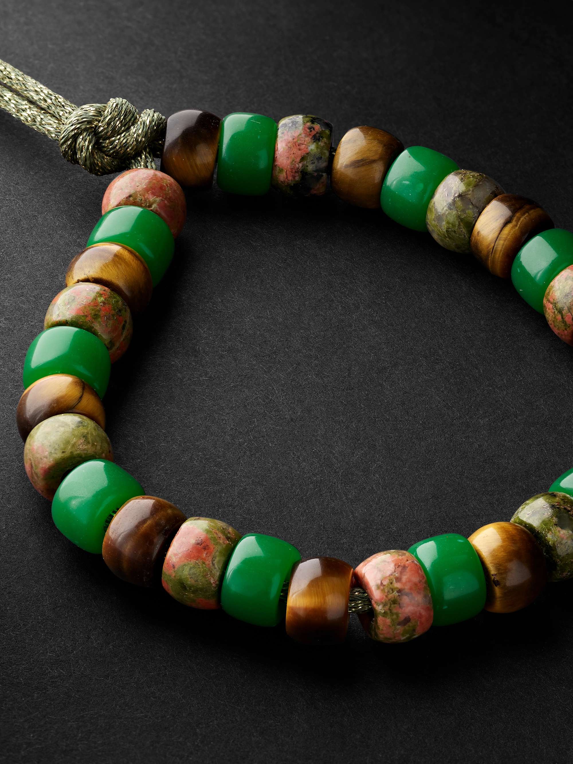 CAROLINA BUCCI Forte Beads Gold Multi-Stone Bracelet