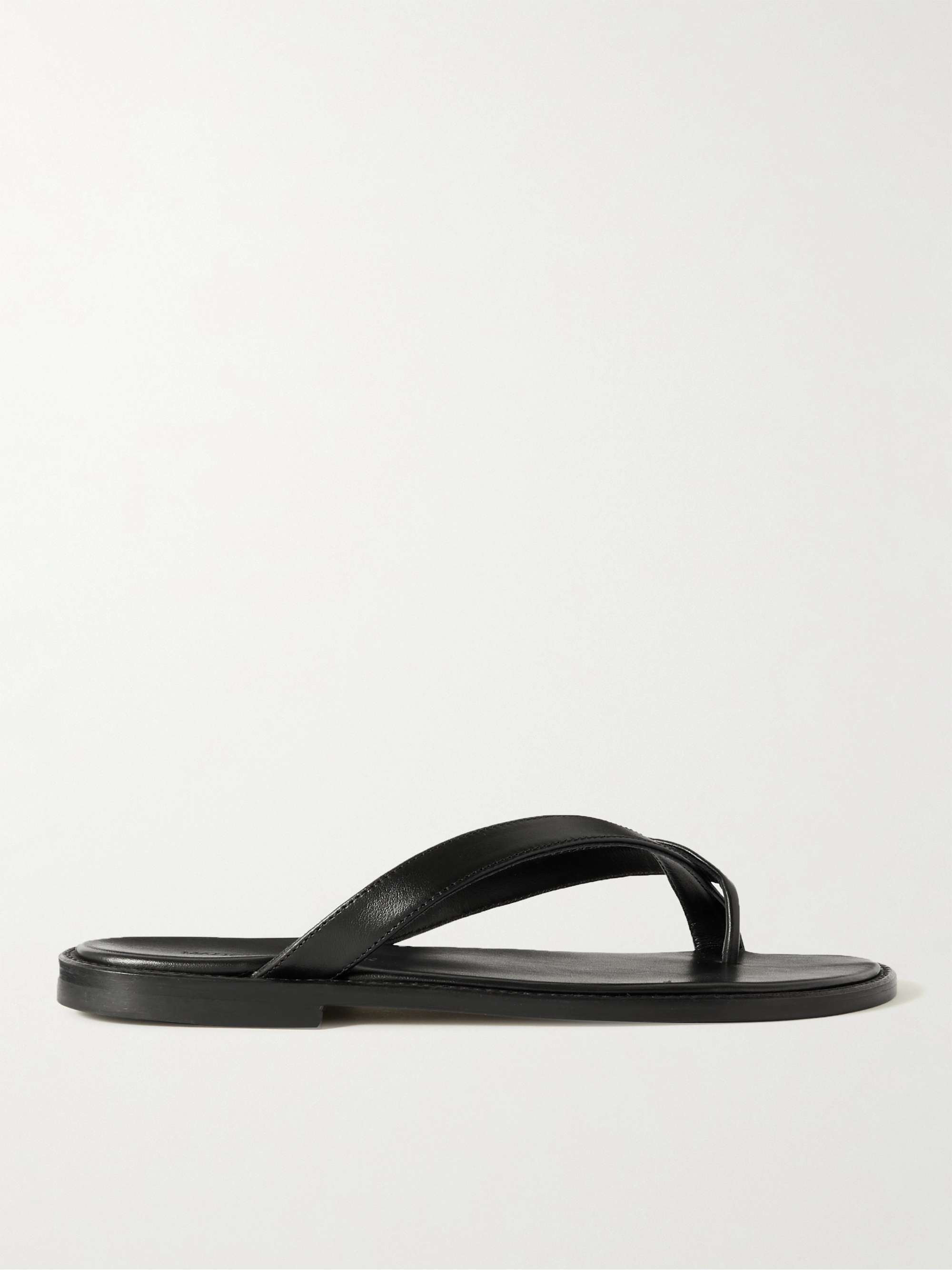 Siracusa Leather Flip Flops