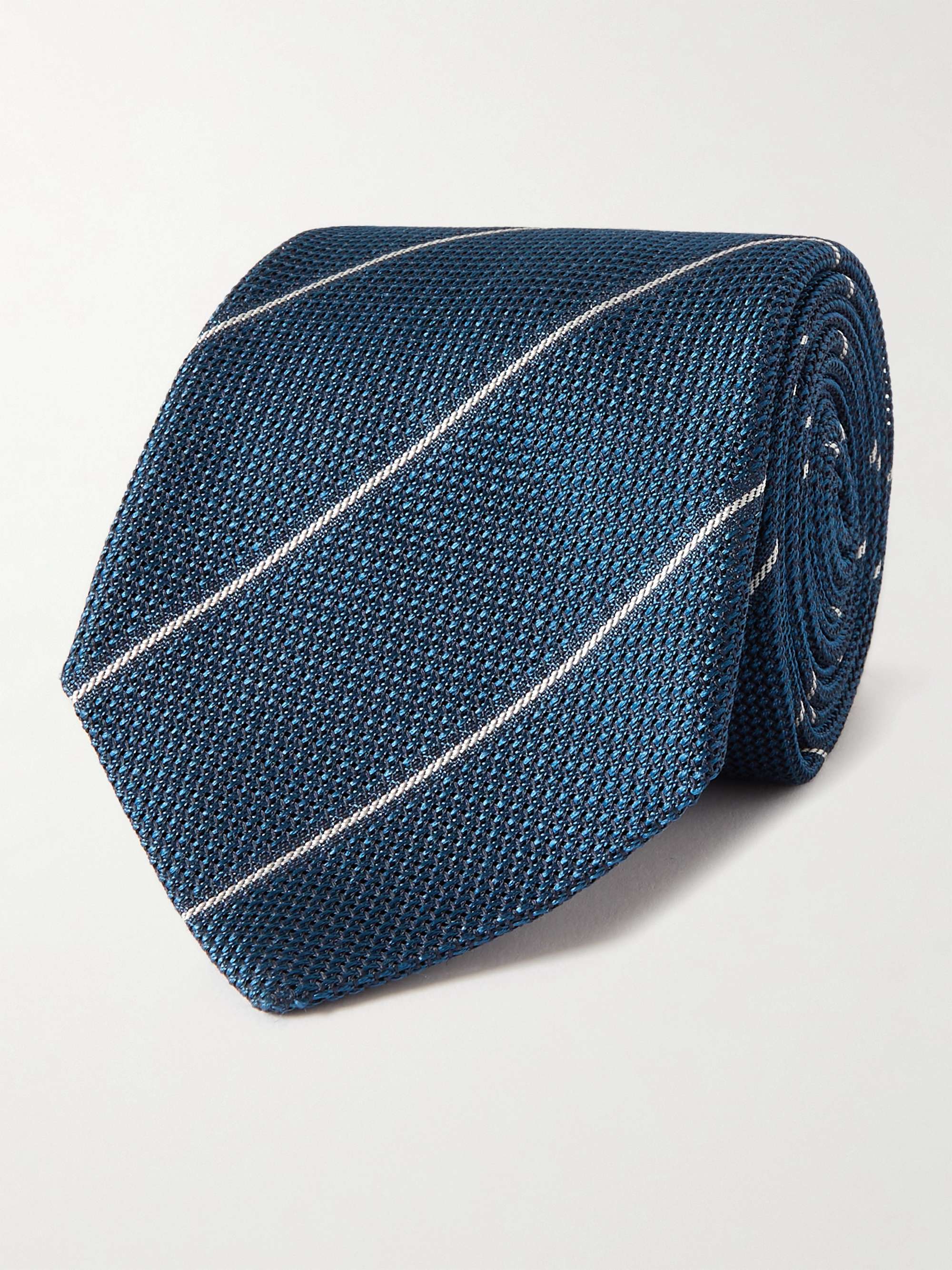 PAUL SMITH 8cm Striped Silk-Jacquard Tie