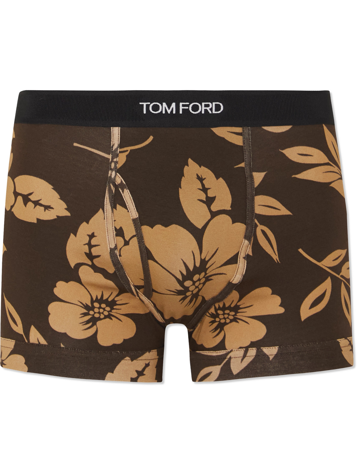 TOM FORD FLORAL-PRINT STRETCH-COTTON JERSEY BOXER BRIEFS