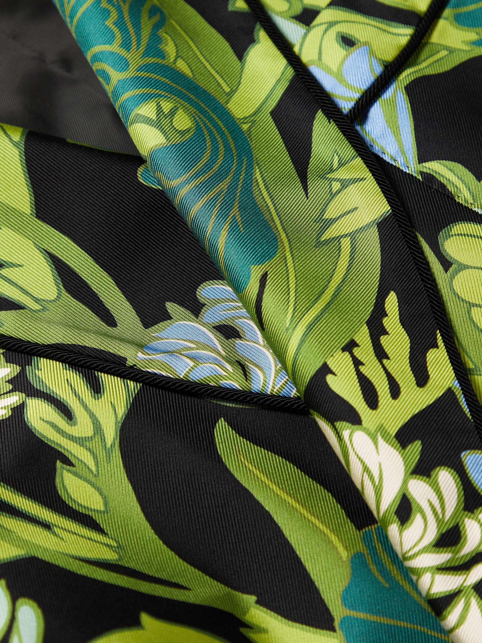 TOM FORD Floral-Print Silk-Twill Robe