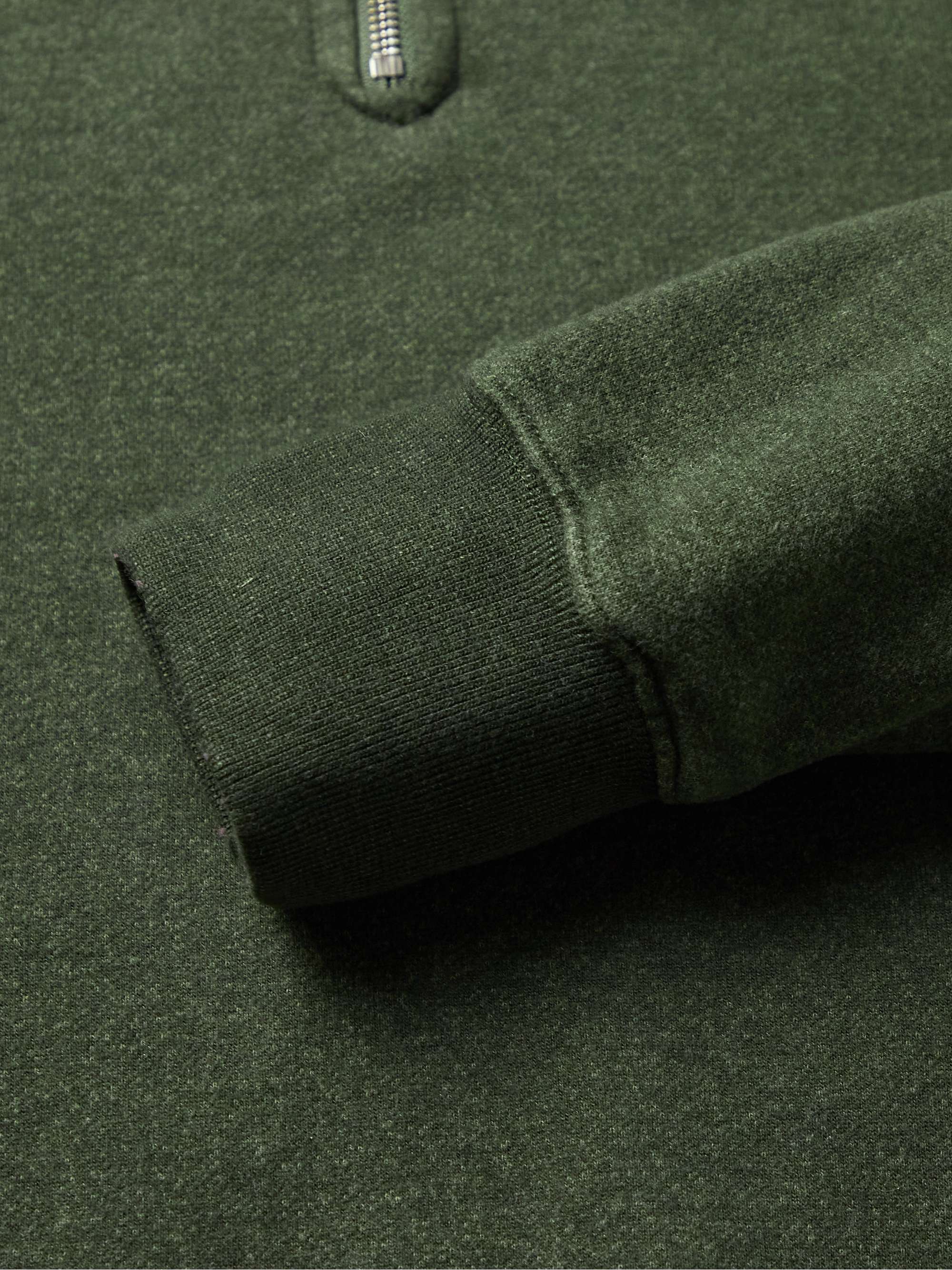 HARTFORD Cotton-Blend Half-Zip Sweatshirt