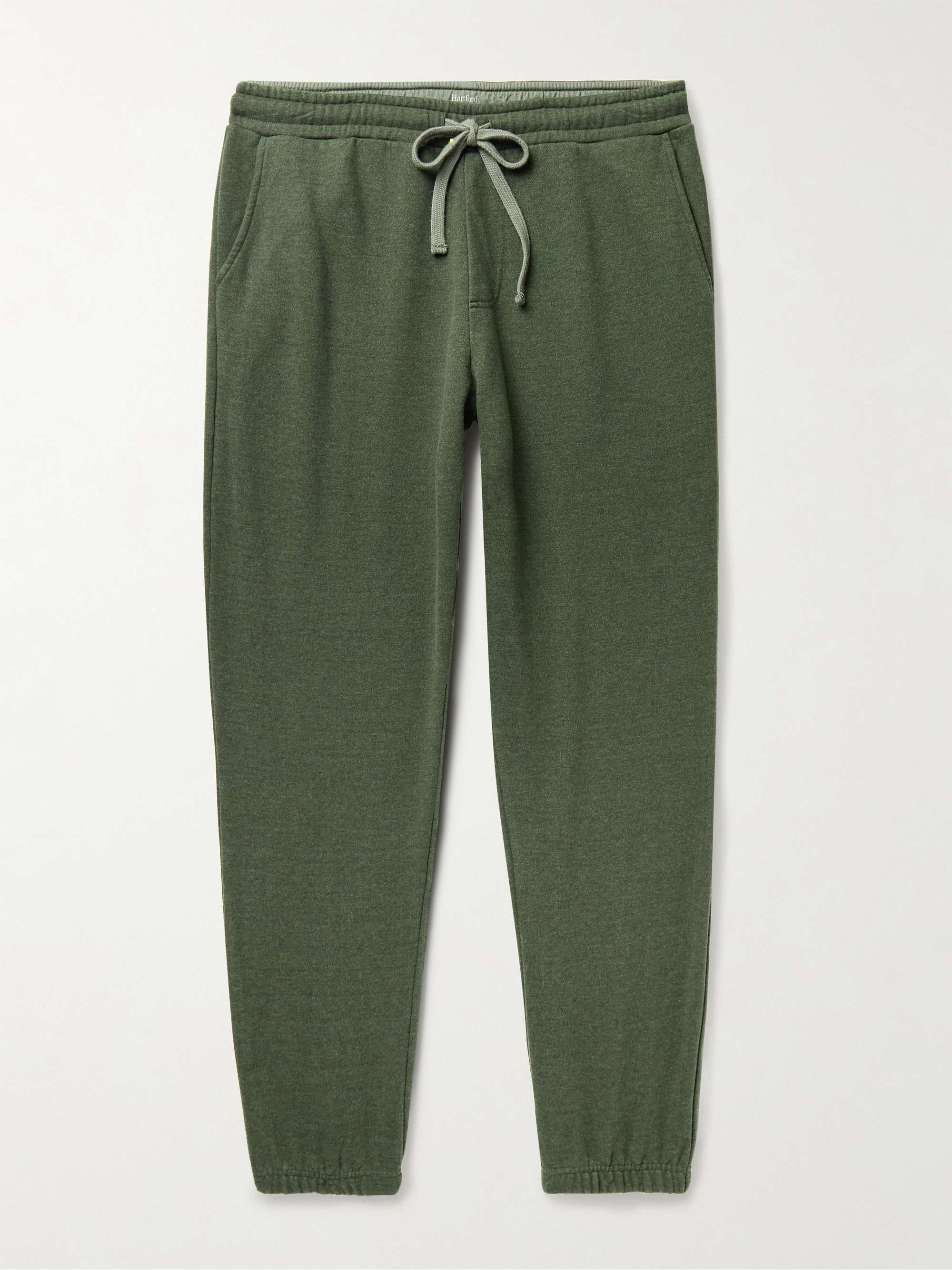HARTFORD Brushed Cotton, Lyocell, Modal and Wool-Blend Sweatpants