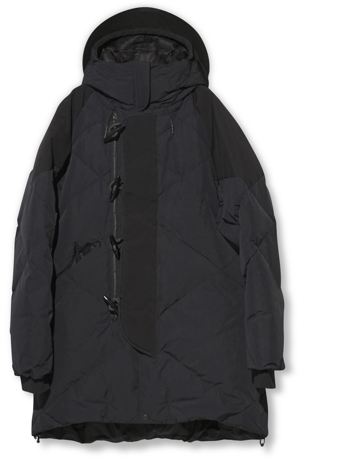 Norbit By Hiroshi Nozawa Oversized Quilted Shell Hooded Down Jacket In ...