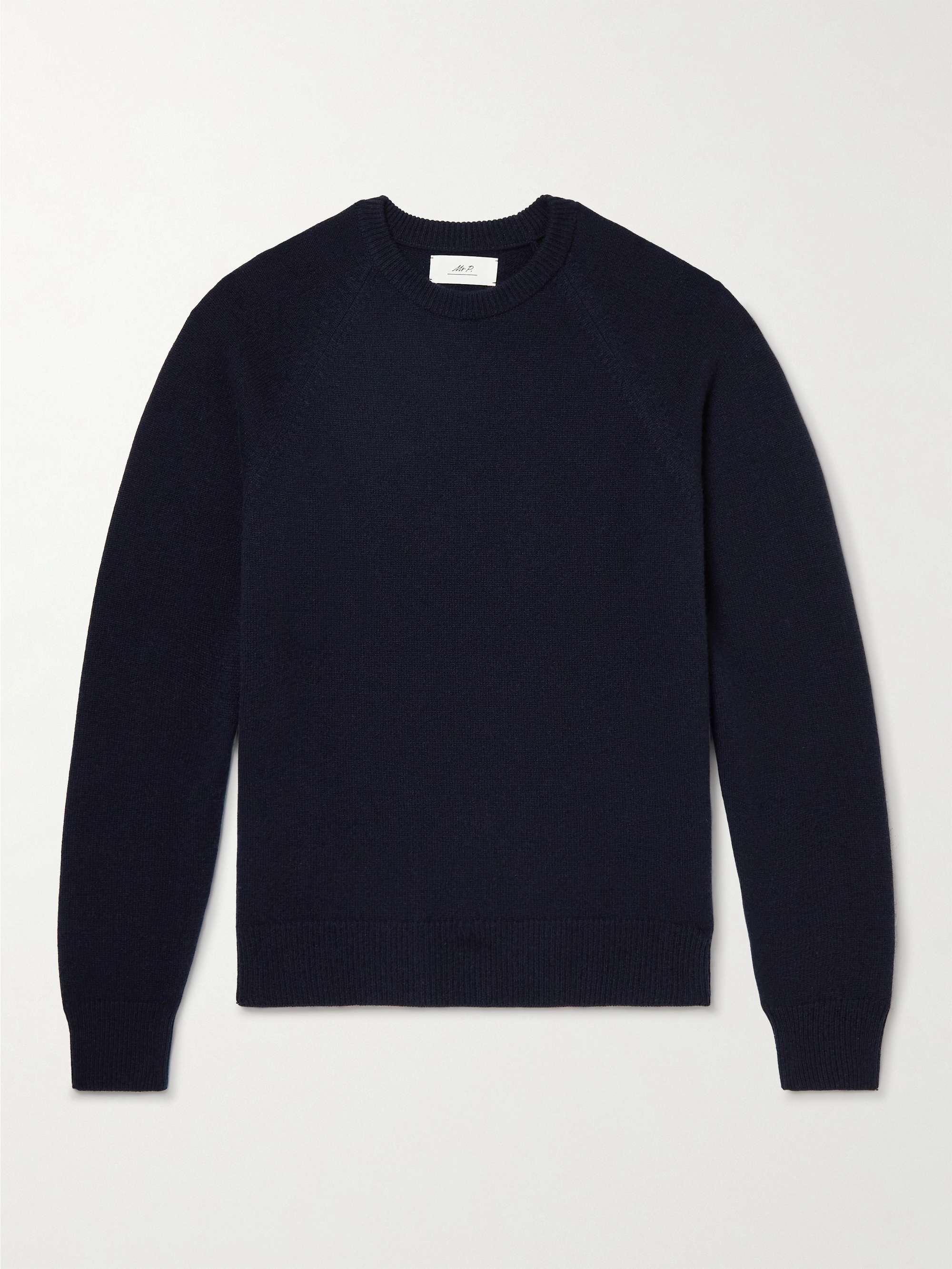 MR P. Knitted Raglan Cashmere Sweatshirt