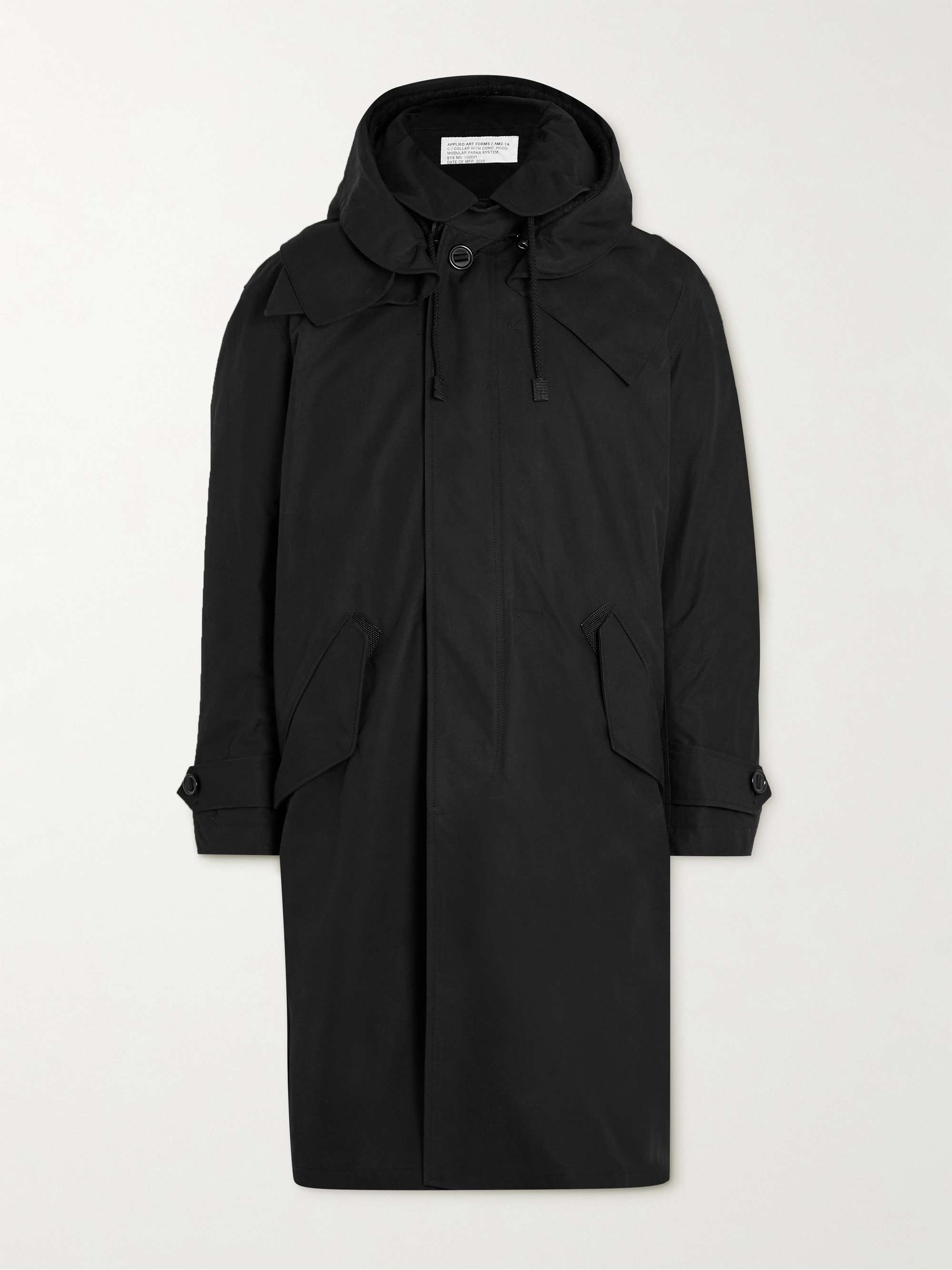 APPLIED ART FORMS AM2-1 Convertible Padded Cotton-Ventile Hooded Parka with Detachable Liner