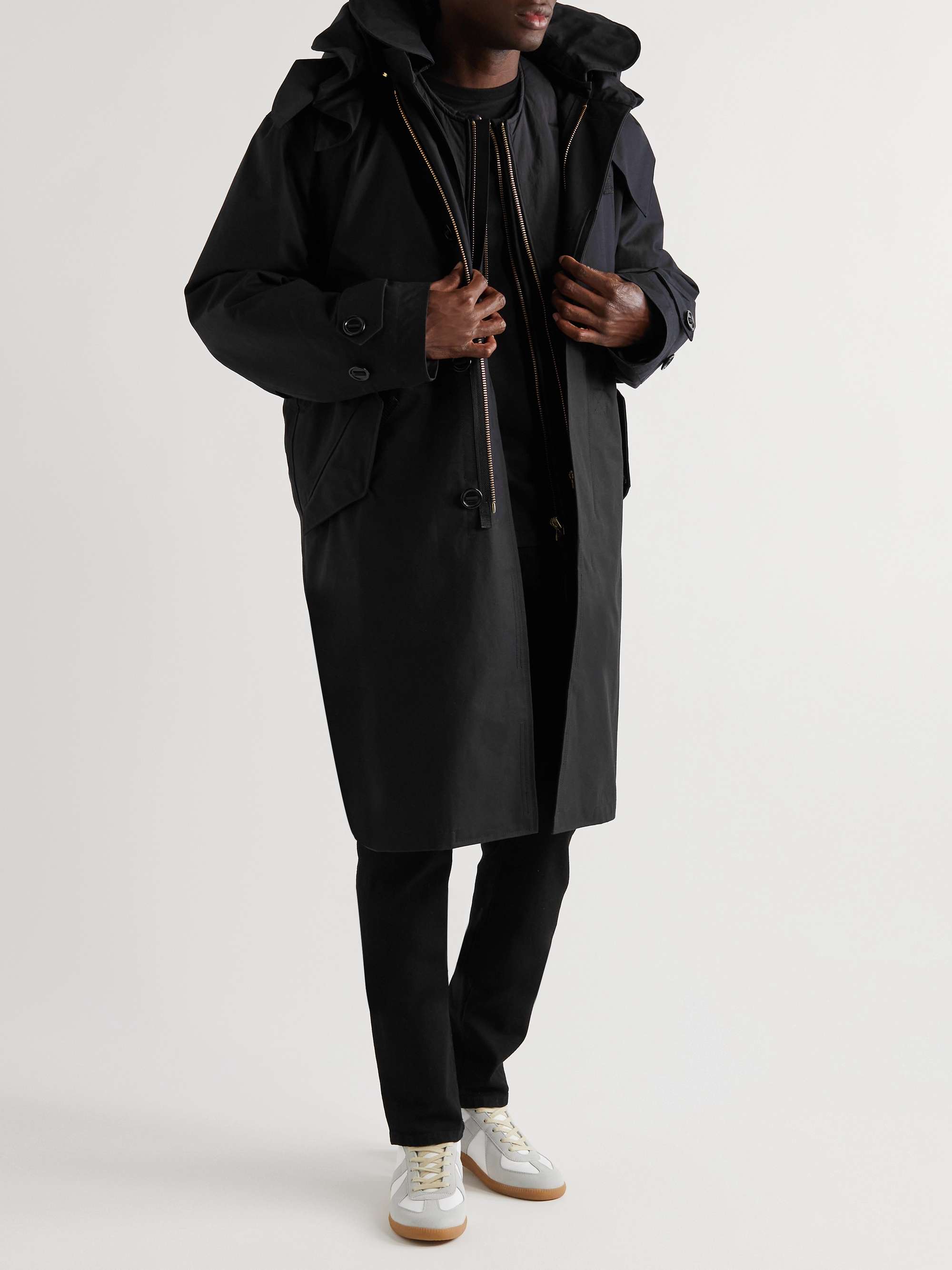 APPLIED ART FORMS AM2-1 Convertible Padded Cotton-Ventile Hooded Parka with Detachable Liner