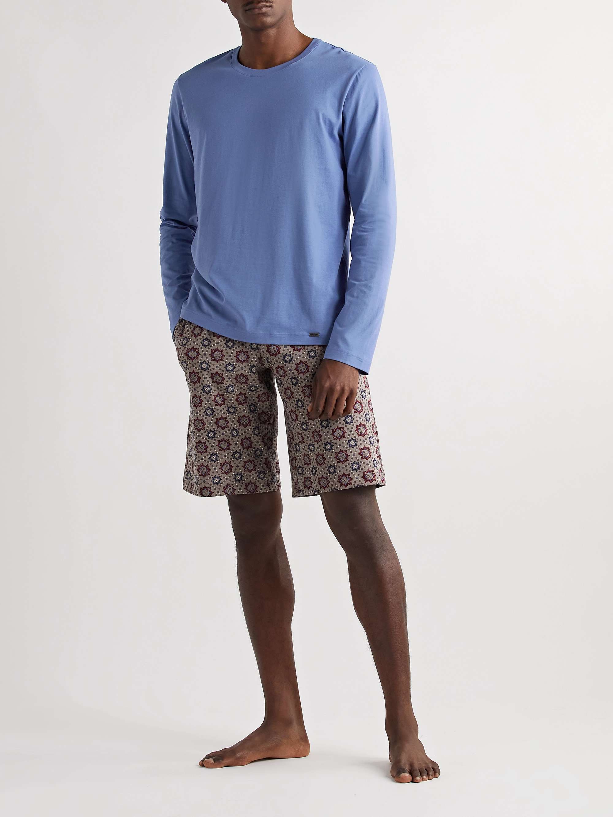 HANRO Cotton-Jersey Pyjama T-Shirt