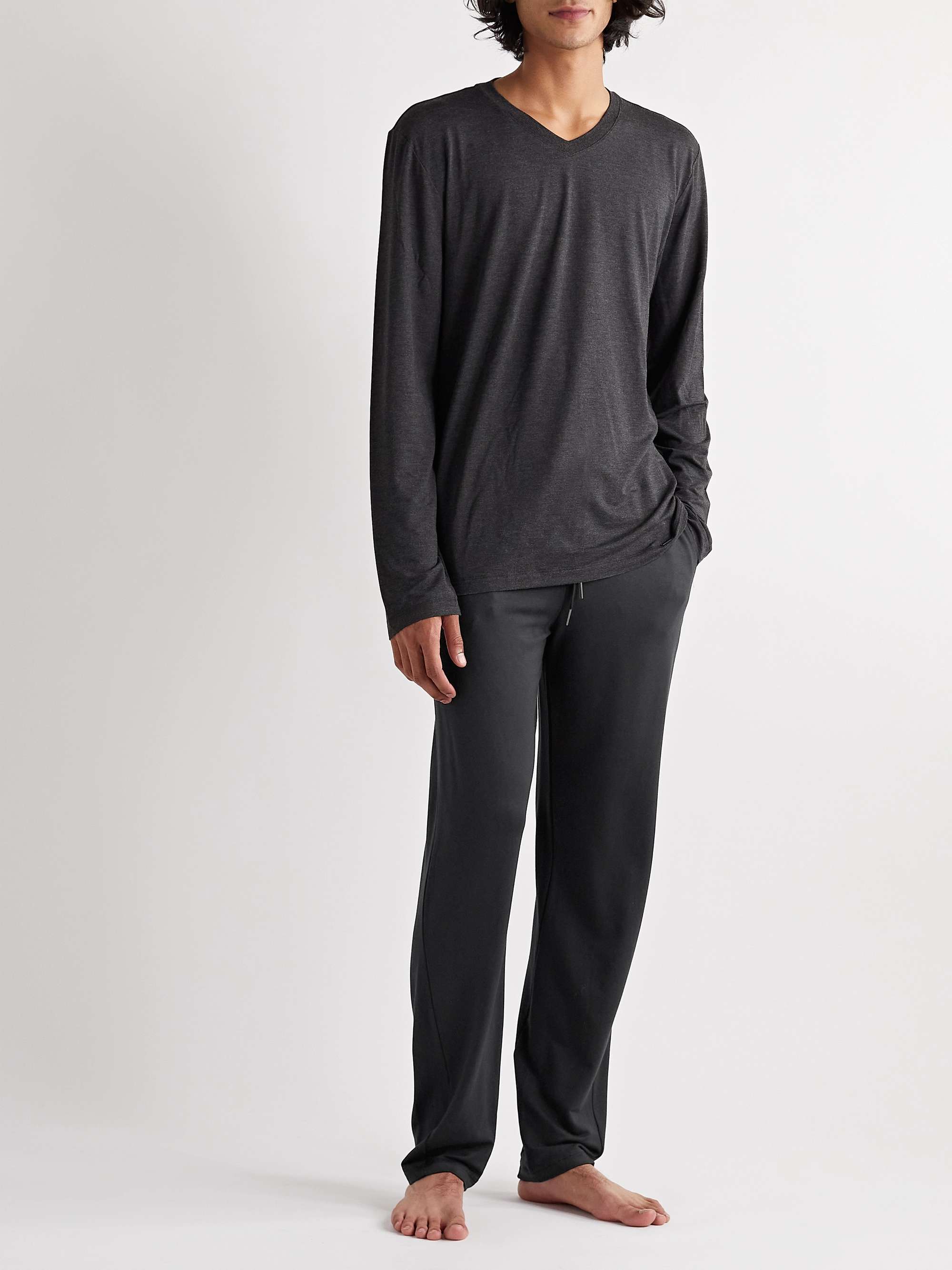 HANRO Slim-Fit Stretch-Jersey Sweatpants