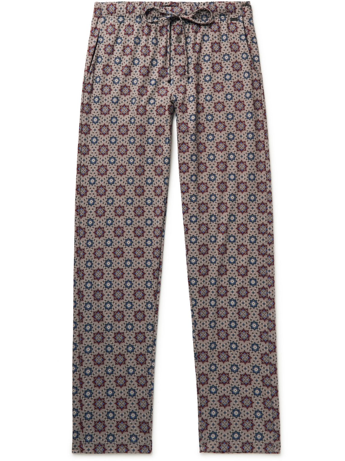Hanro Night & Day Printed Cotton Pyjama Trousers In Classic