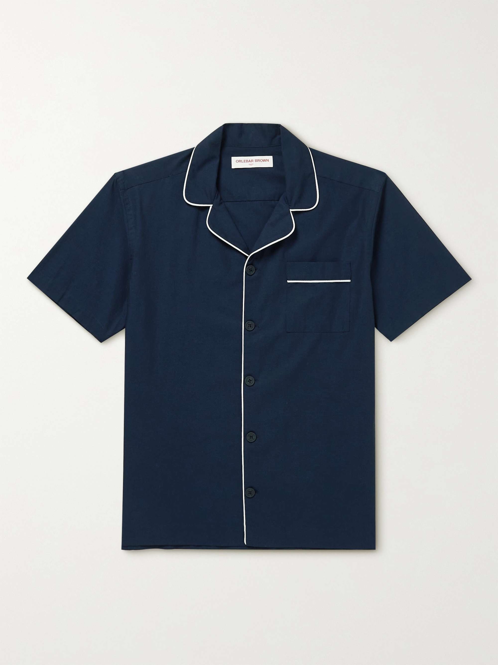ORLEBAR BROWN Marne Cotton-Poplin Pyjama Shirt