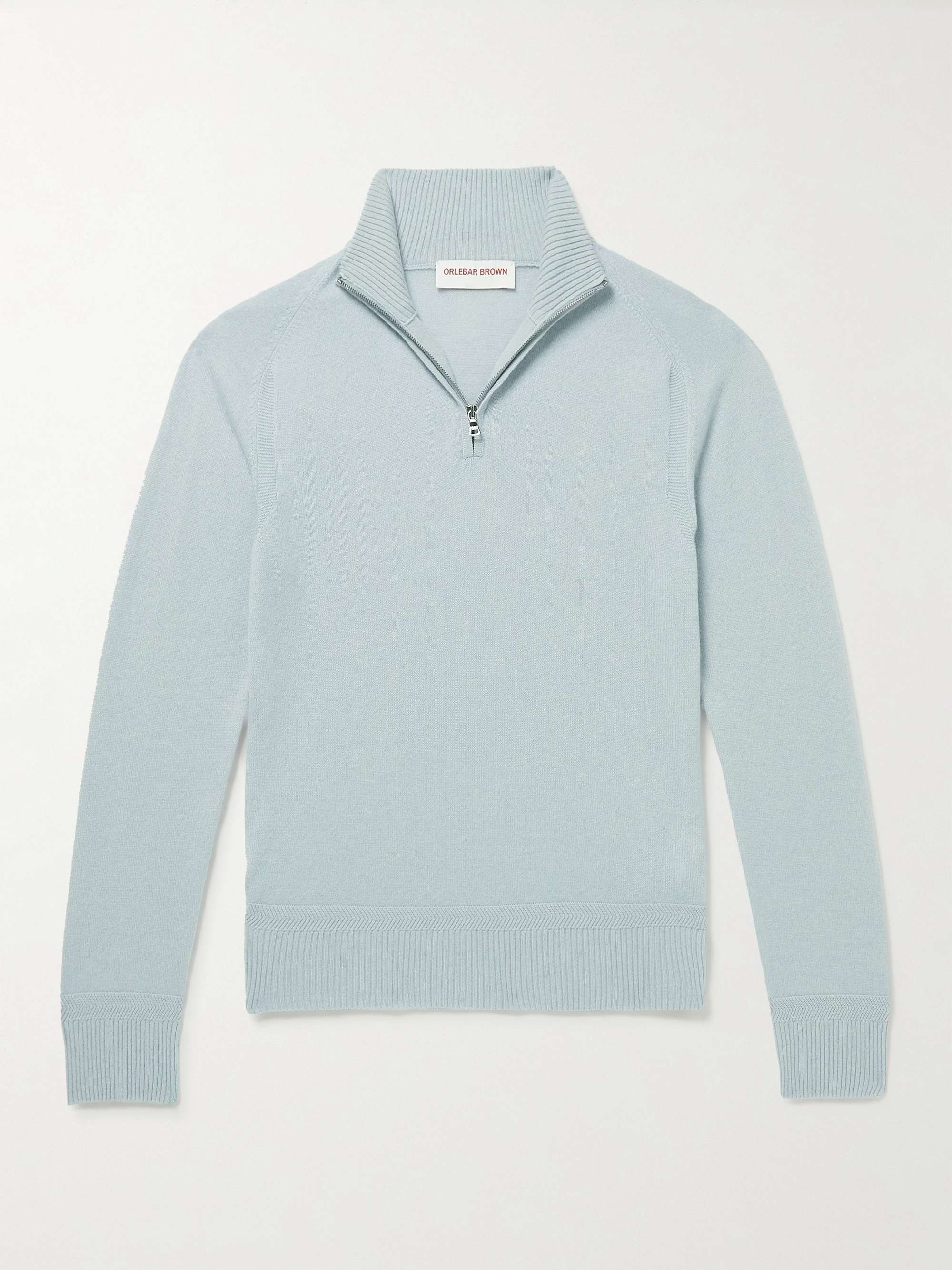 ORLEBAR BROWN Lennard Cashmere Half-Zip Sweater