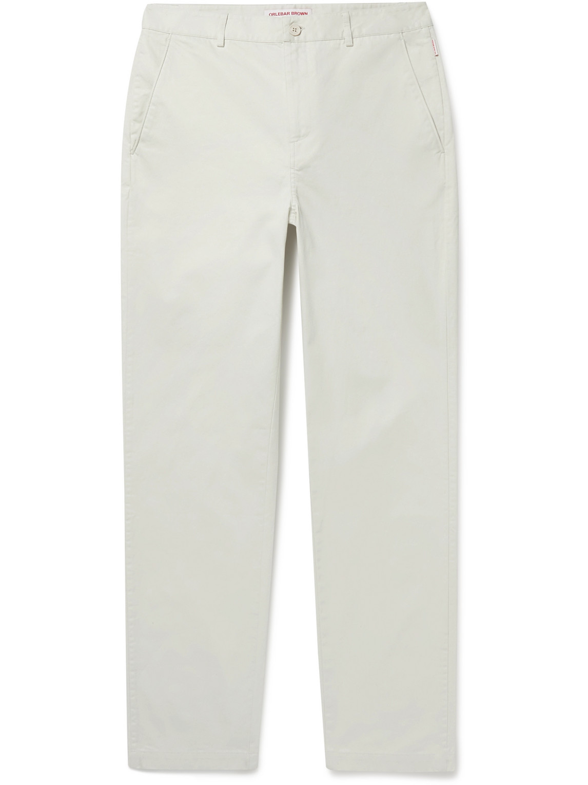 Orlebar Brown Alexander Slim-fit Cotton Trousers In White