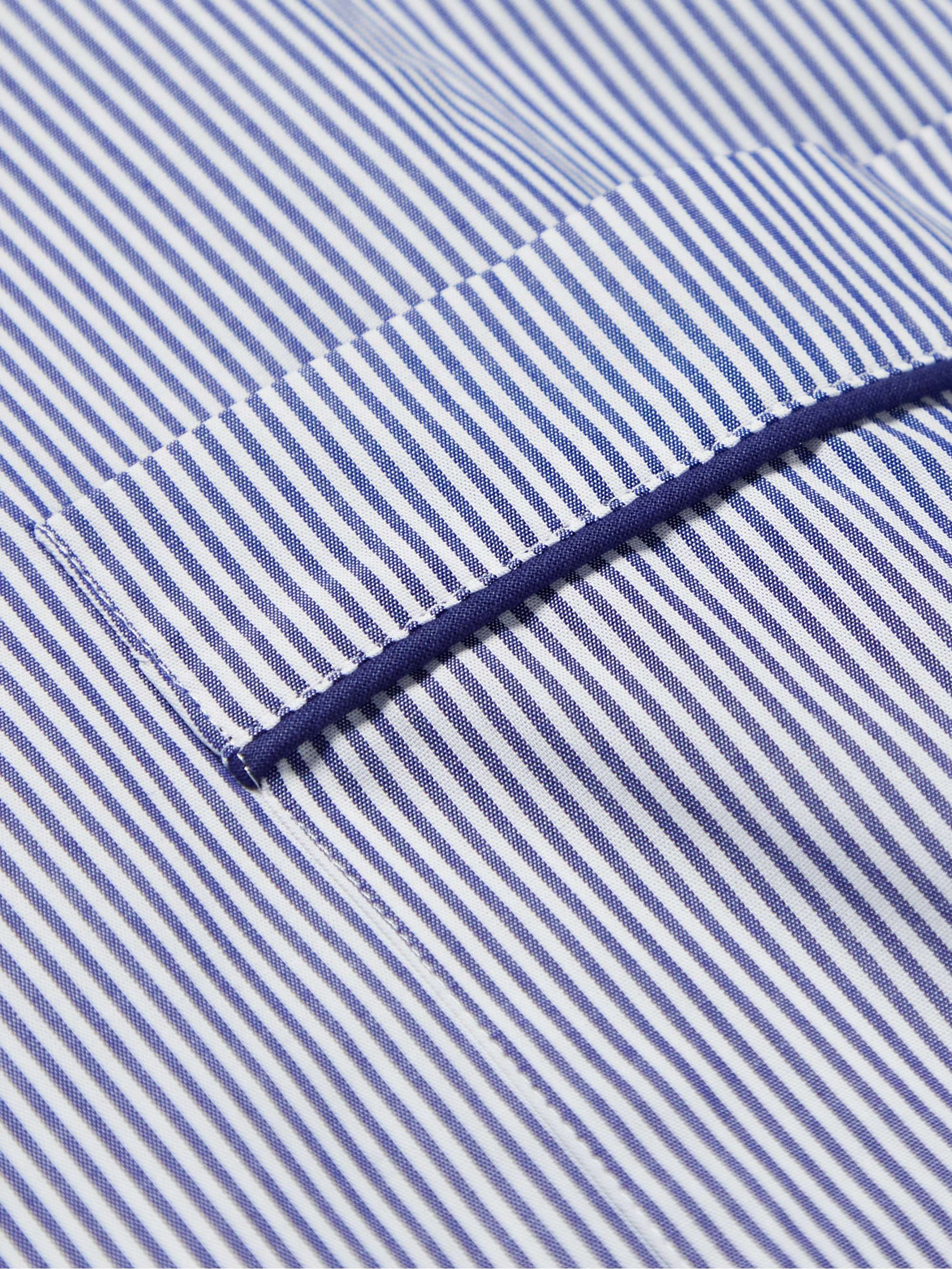 ORLEBAR BROWN Marne Striped Cotton-Poplin Pyjama Shirt