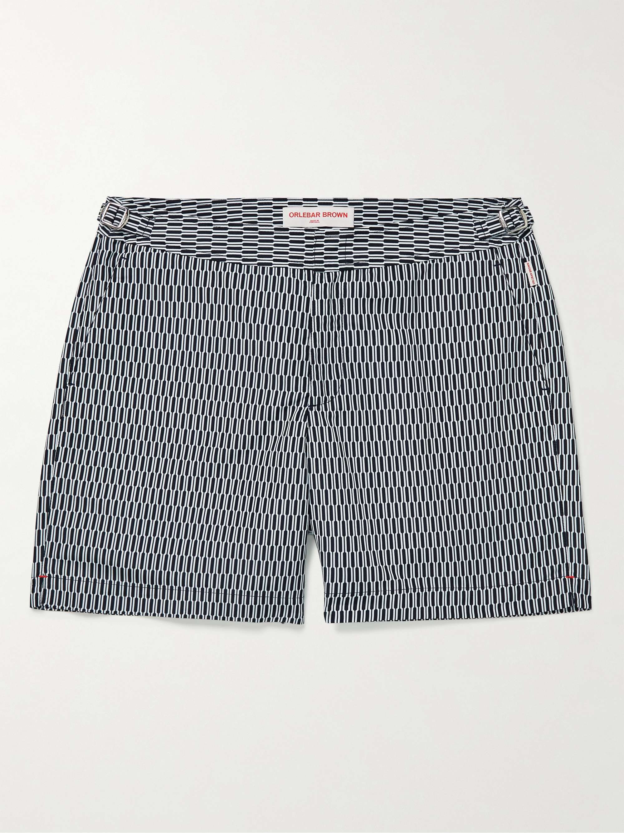 ORLEBAR BROWN Bulldog Bora Mid-Length Printed Swim Shorts