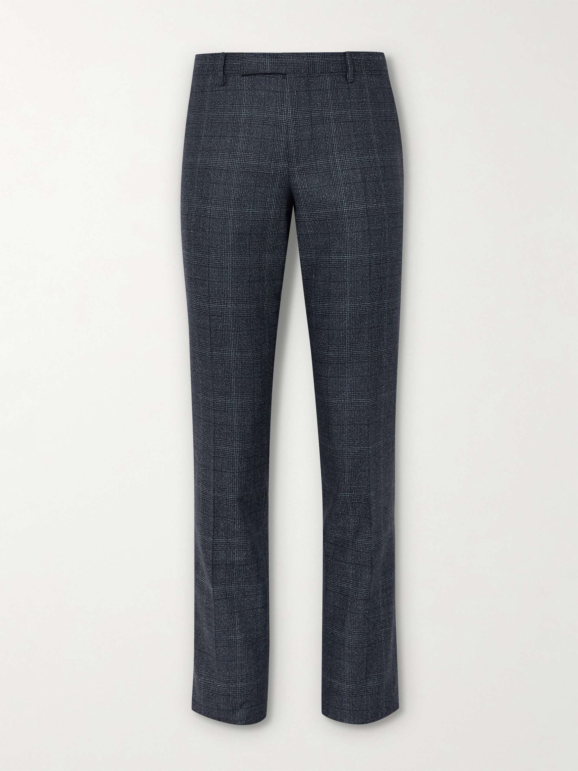 PAUL SMITH Straight-Leg Checked Wool Suit Trousers