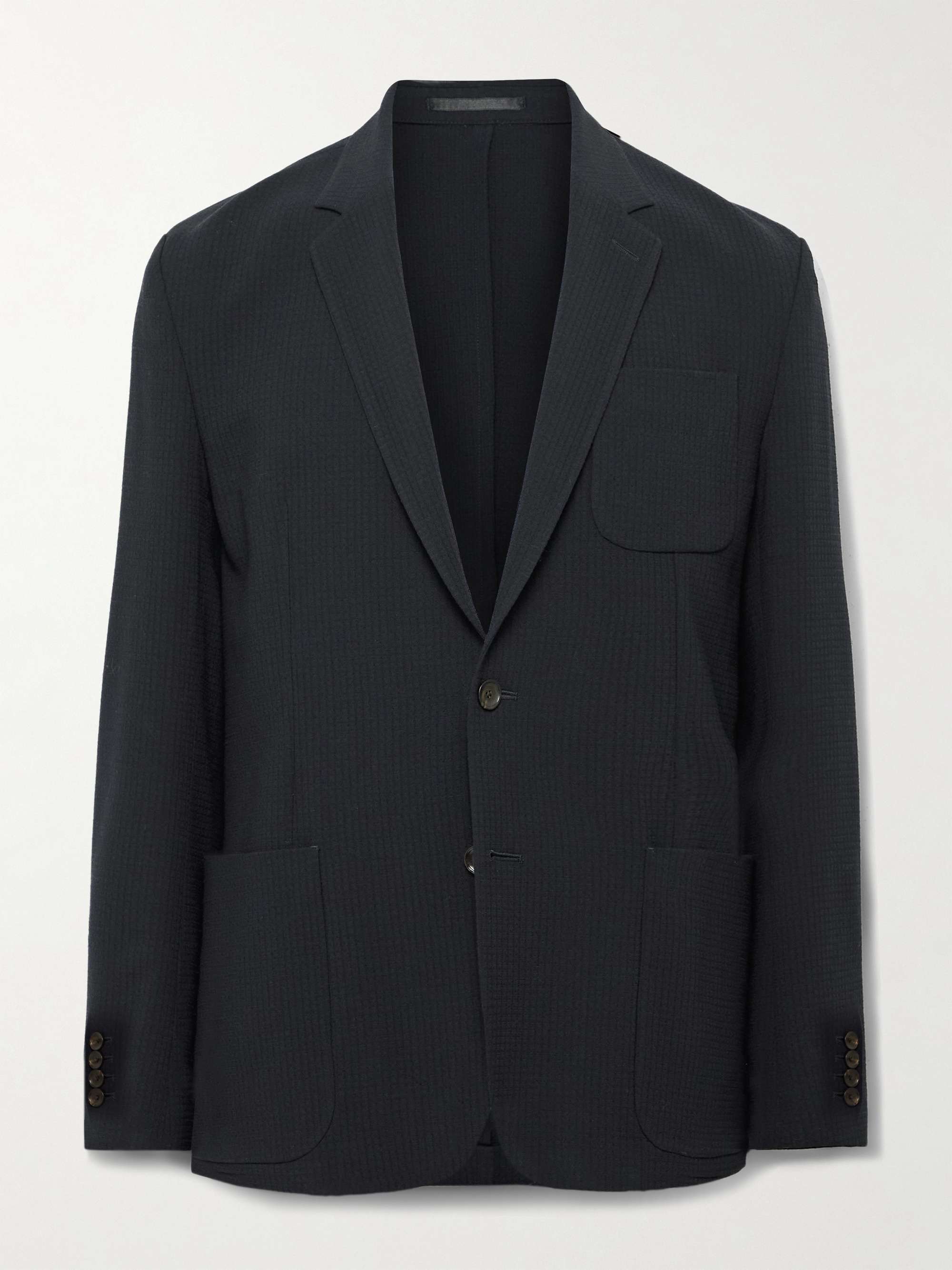 PAUL SMITH Unstructured Wool-Blend Jacquard Suit Jacket