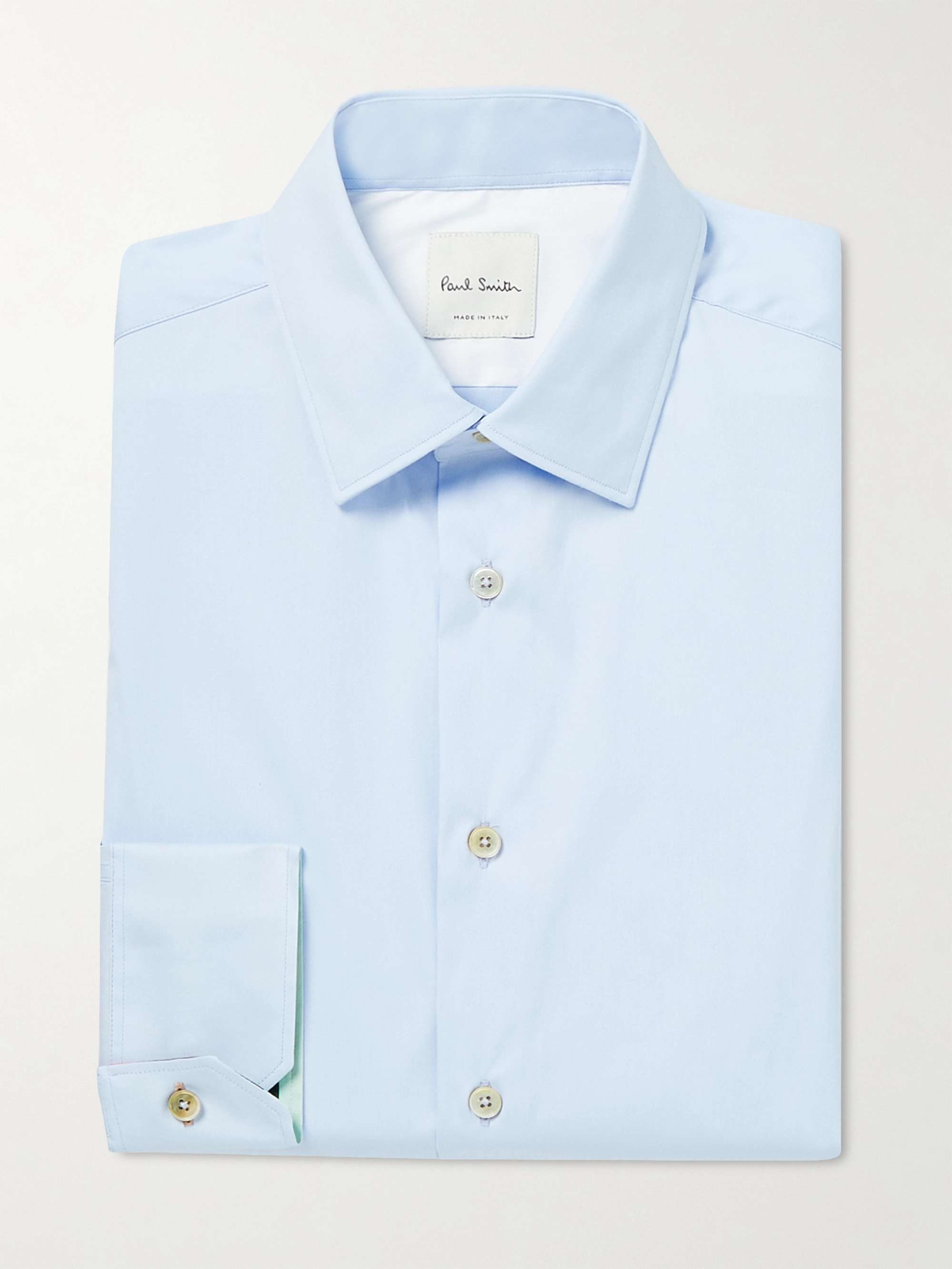 PAUL SMITH Stretch Cotton-Blend Poplin Shirt